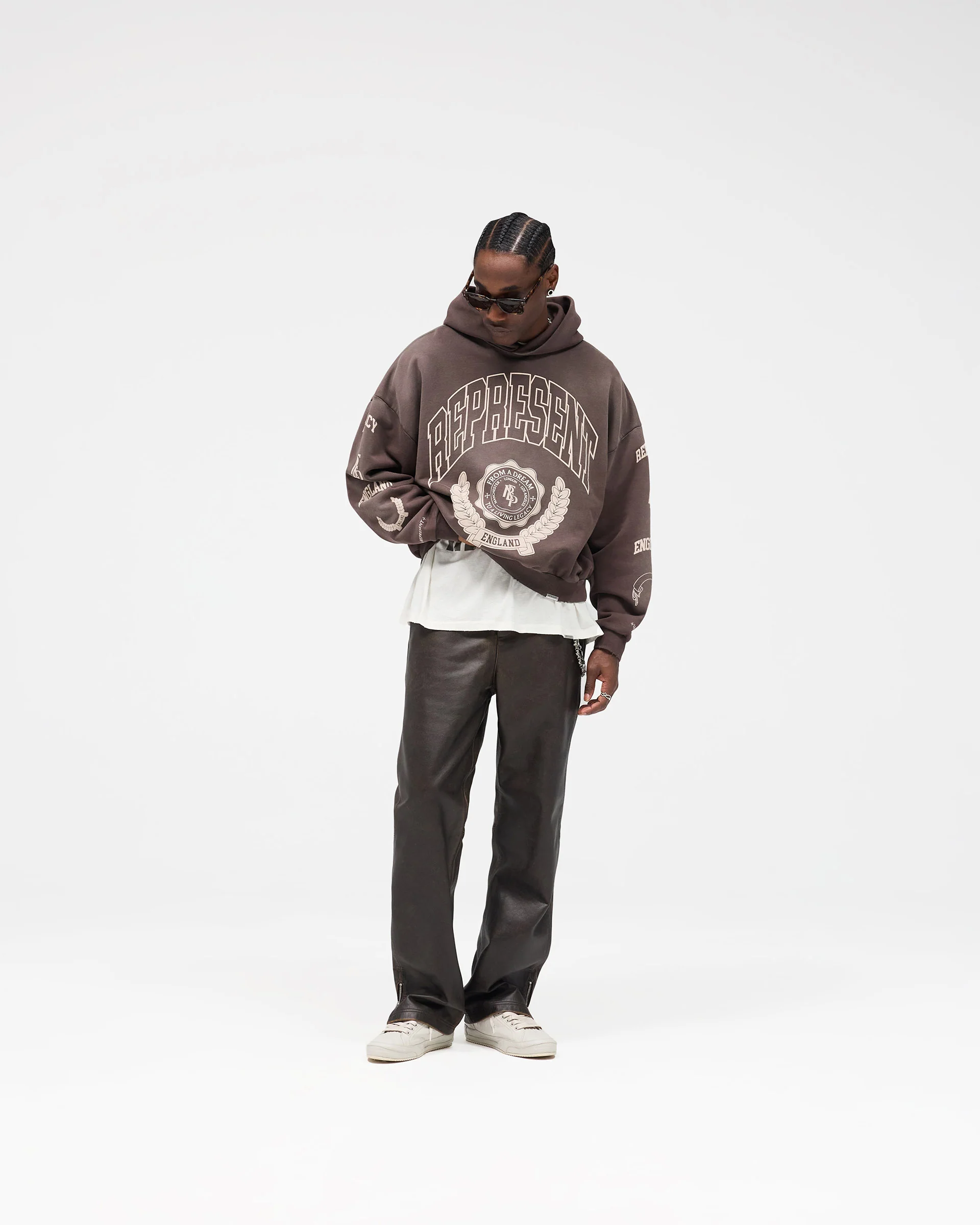 Represent Legacy Crest Hoodie - Nero - Image 7