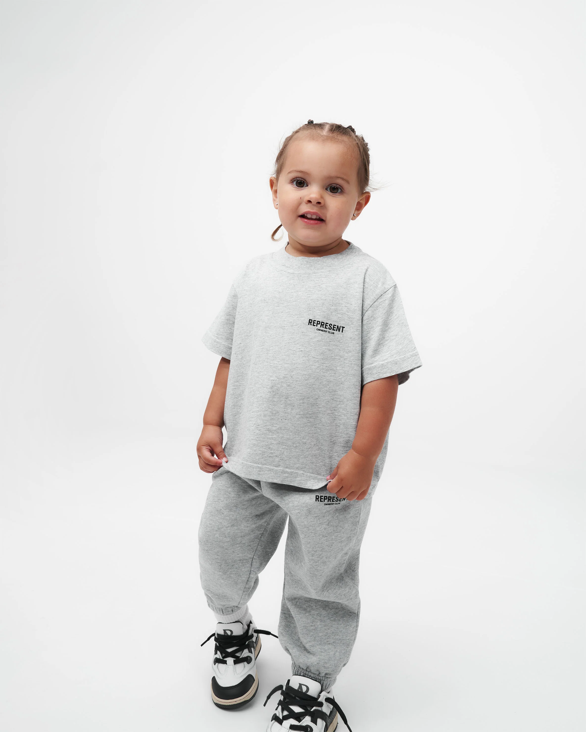 Represent Mini Owners Club T-Shirt - Ash Grey - Image 3