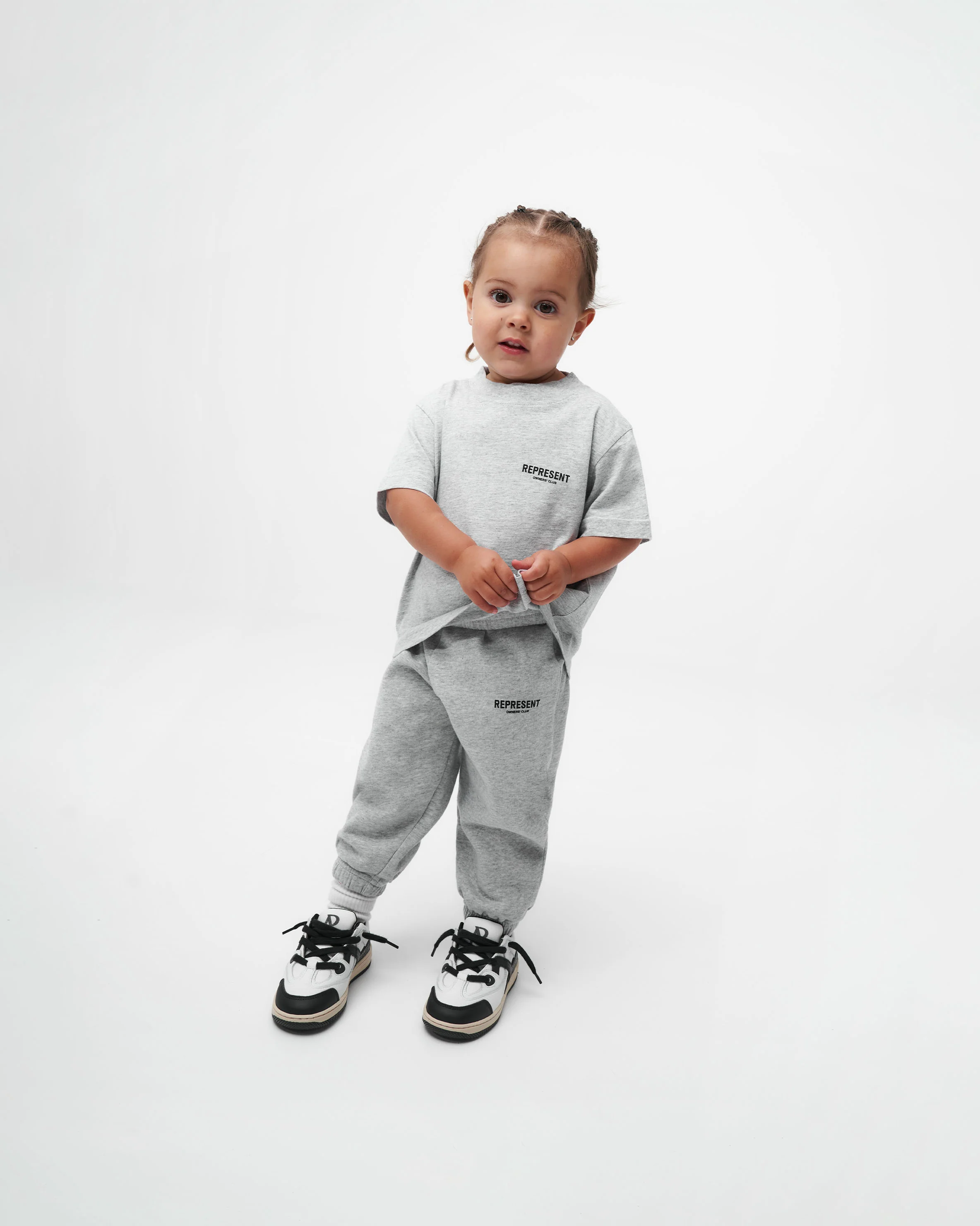 Represent Mini Owners Club T-Shirt - Ash Grey - Image 5