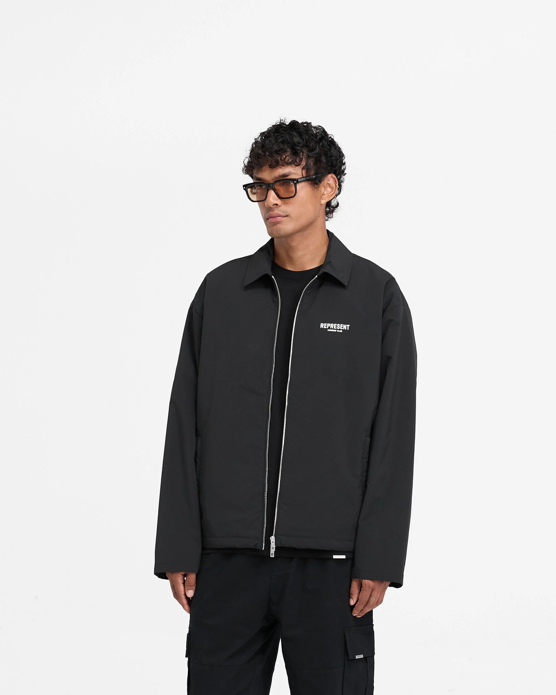 Represent Owners Club Coach Jacket - Black - Image 4