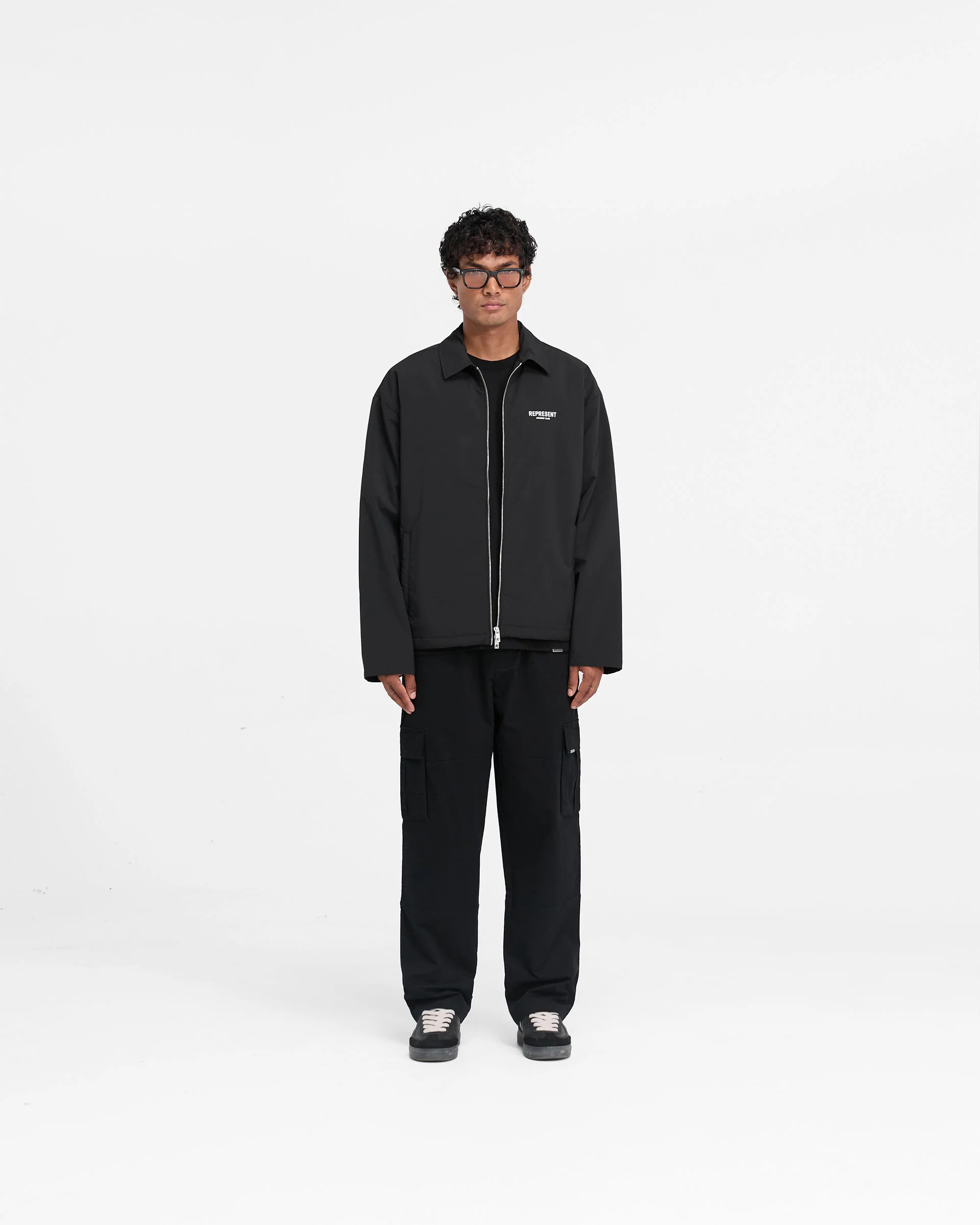 Represent Owners Club Coach Jacket - Black - Image 6