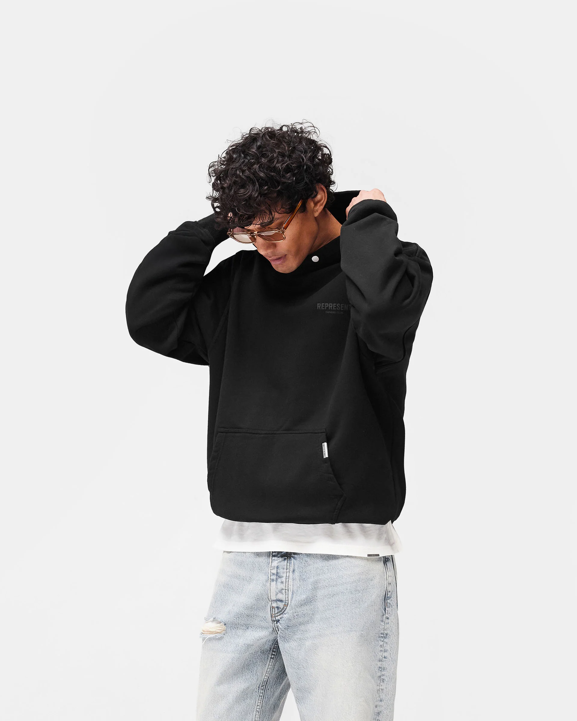 Represent Owners Club Hoodie - Black Matte - Image 4