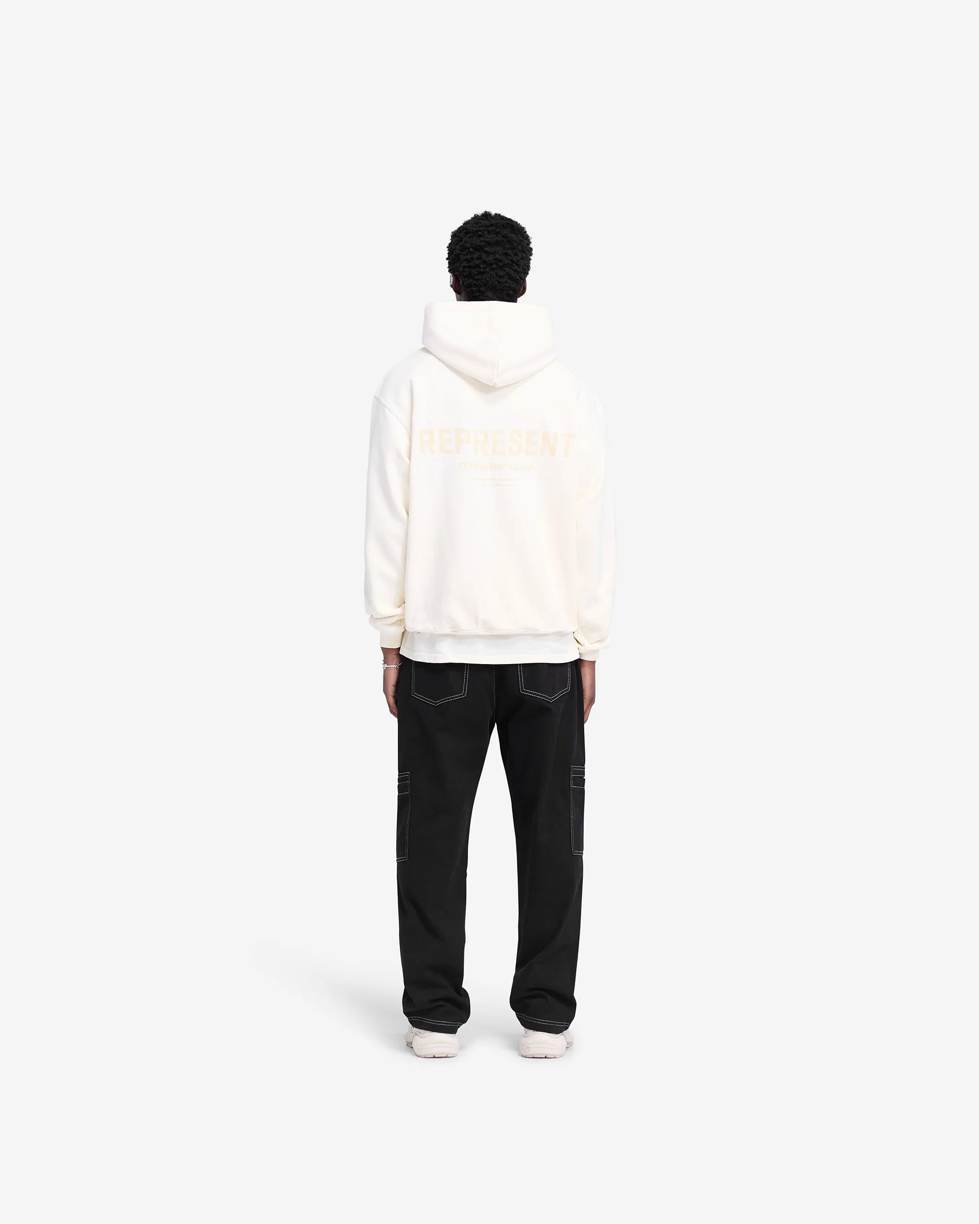 Represent Owners Club Hoodie - Buttercream - Image 5