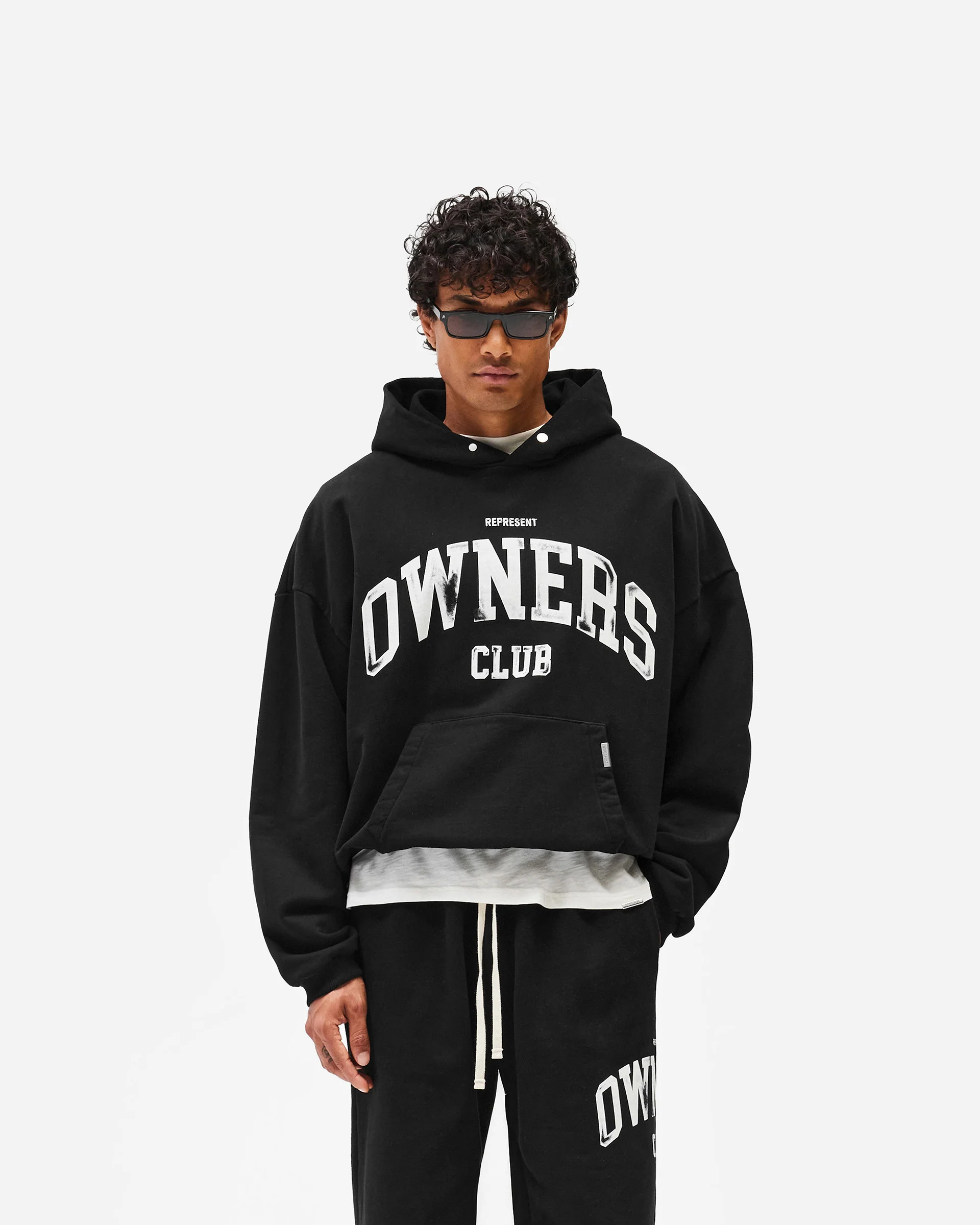 Represent Owners Club Hoodie - Jet Black - Image 2