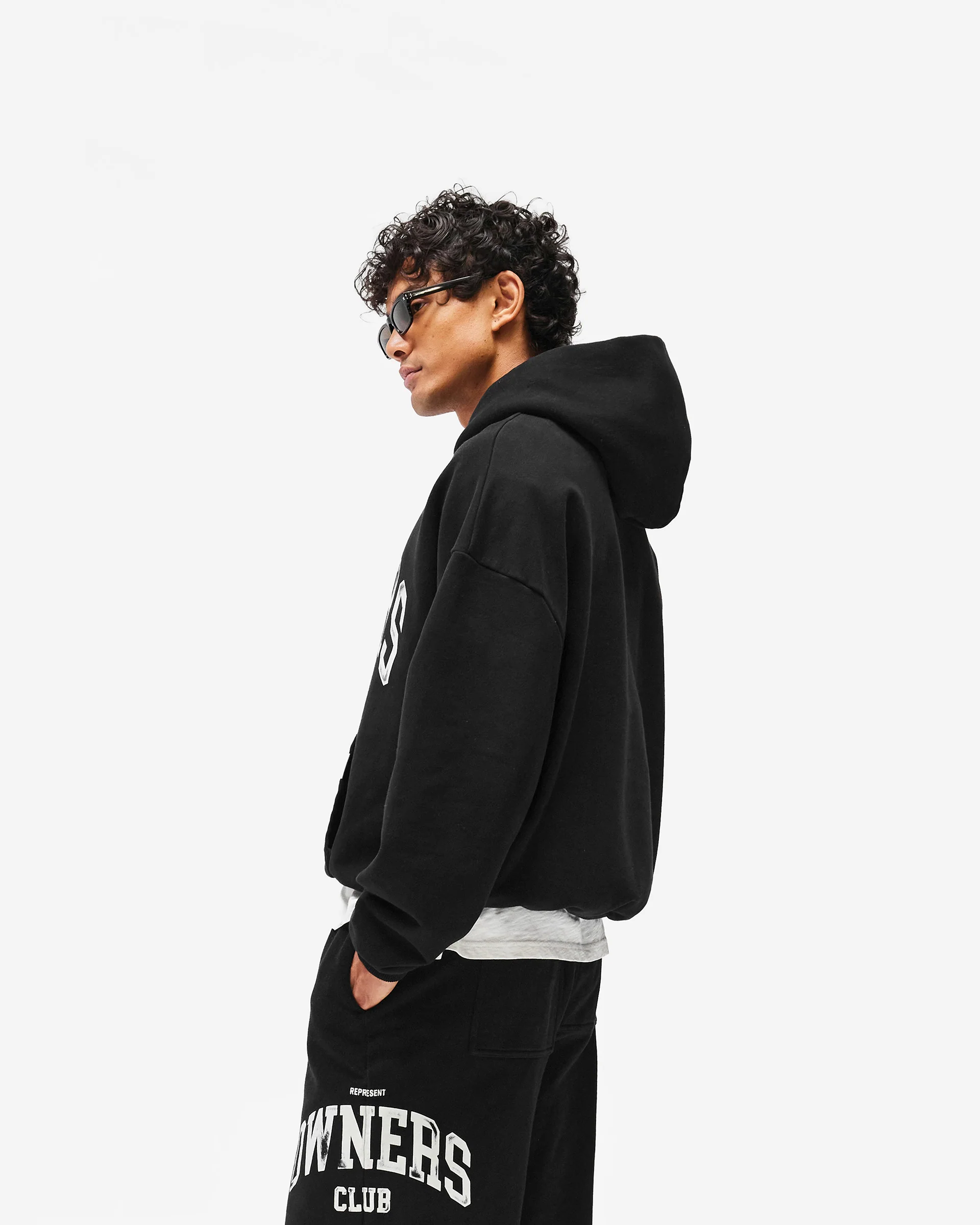Represent Owners Club Hoodie - Jet Black - Image 5