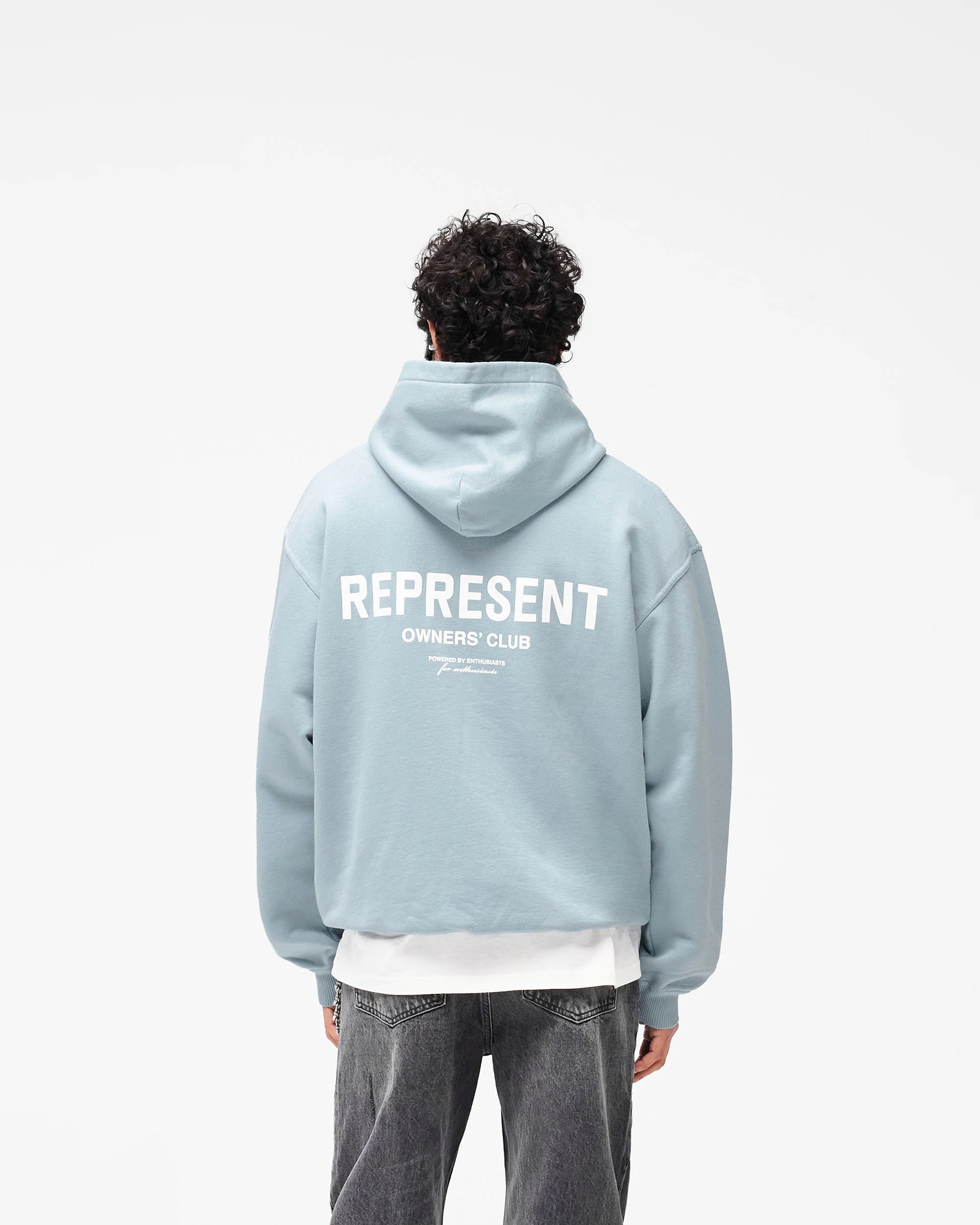 Represent Owners Club Hoodie - Powder Blue - Image 6