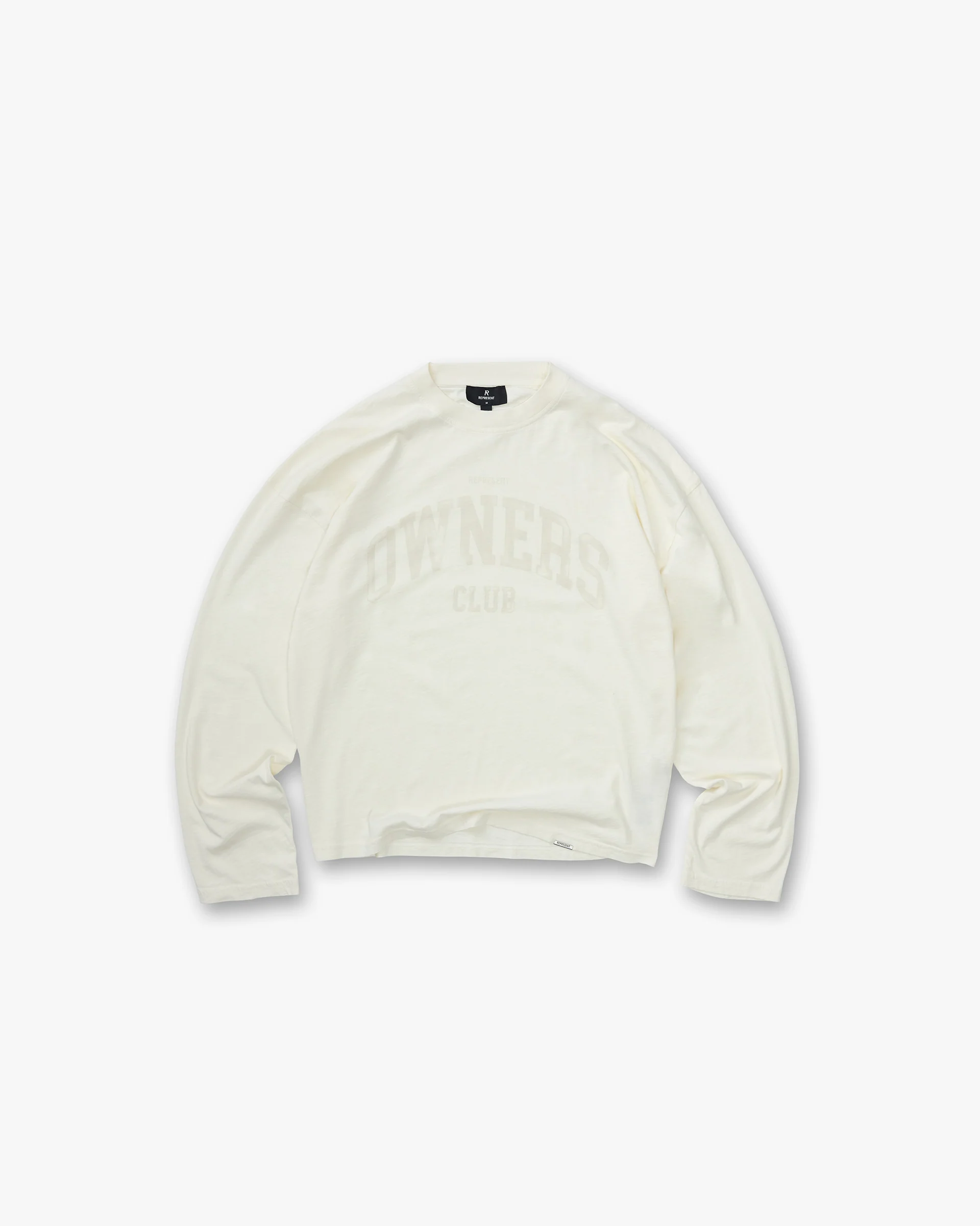 Represent Owners Club Long Sleeve T-Shirt - Chalk