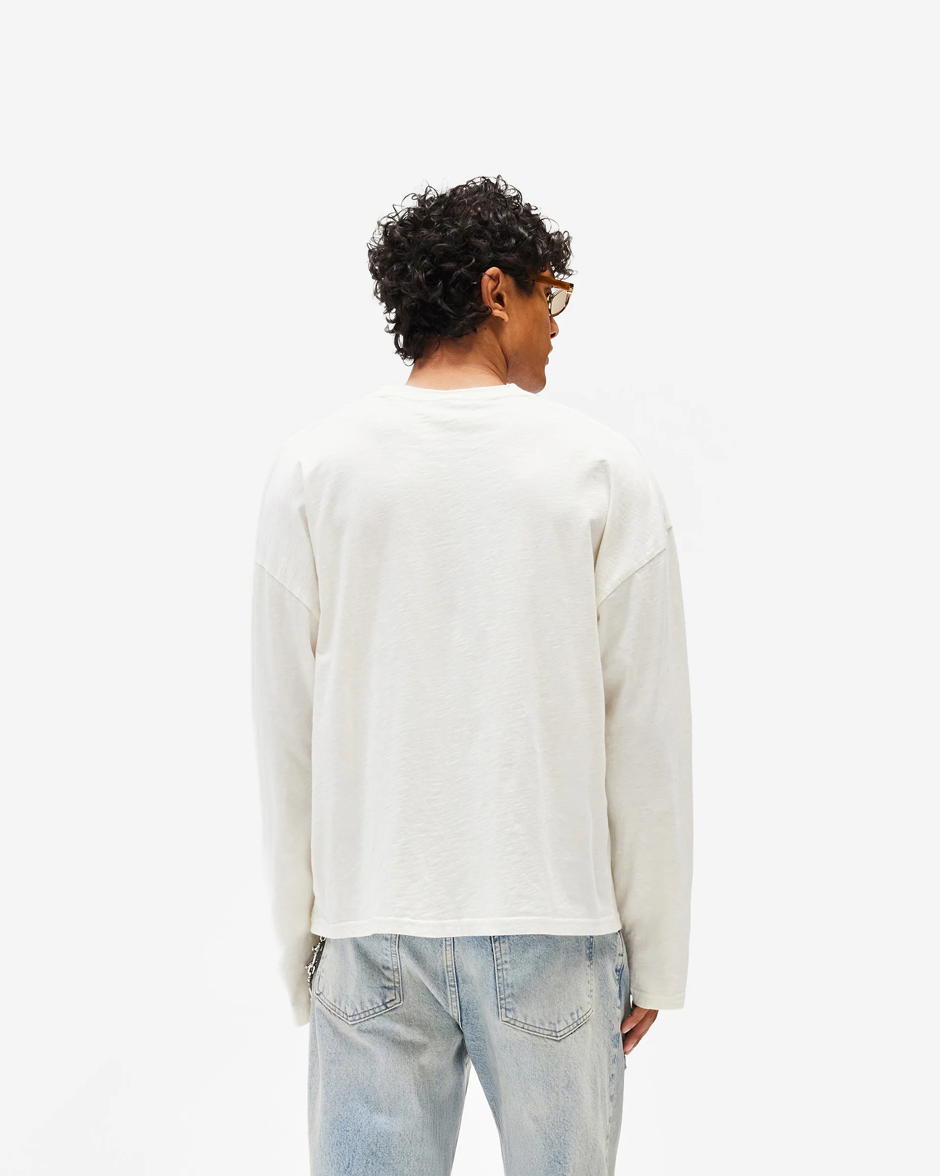 Represent Owners Club Long Sleeve T-Shirt - Chalk - Image 6