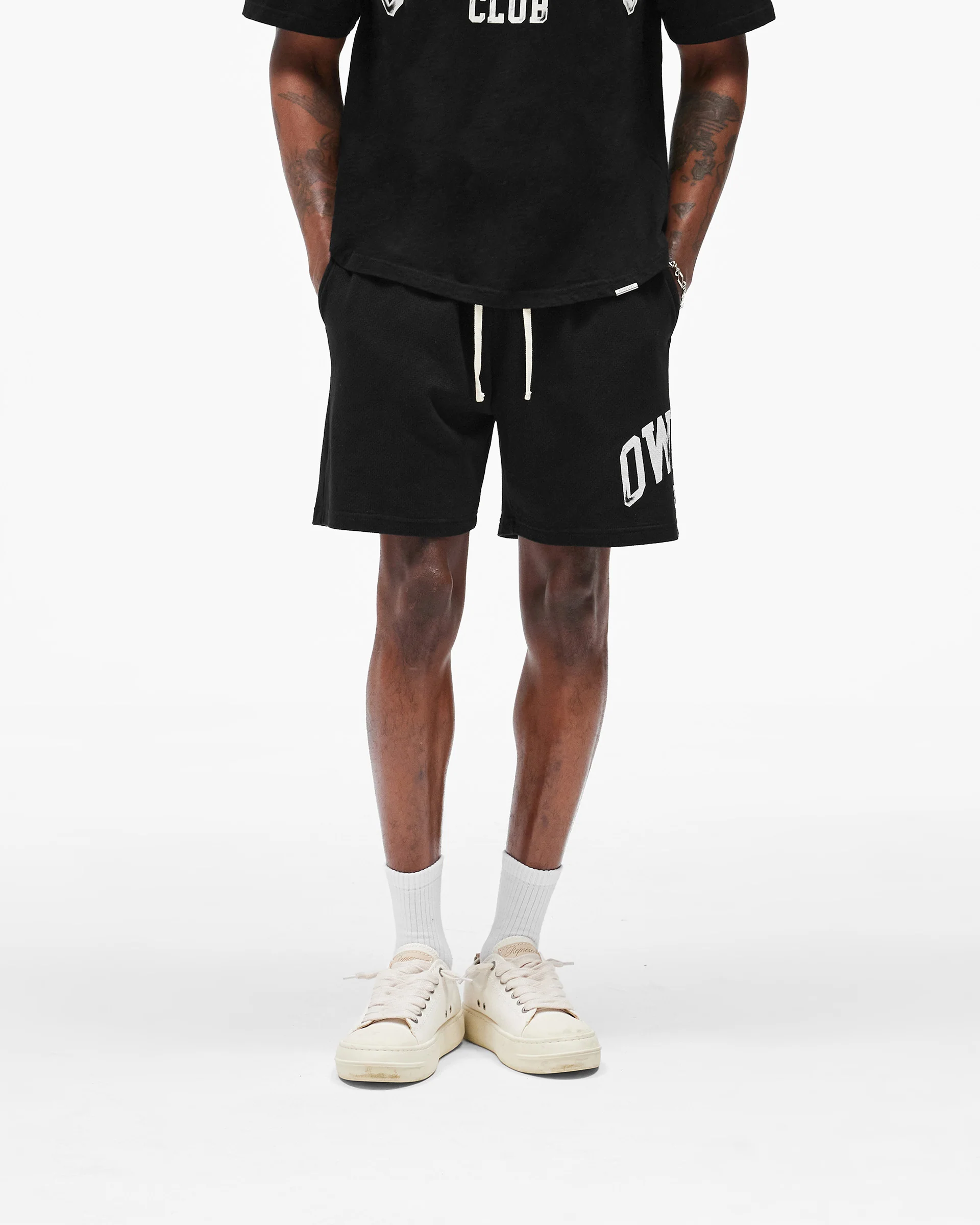 Represent Owners Club Mesh Short - Jet Black - Image 2