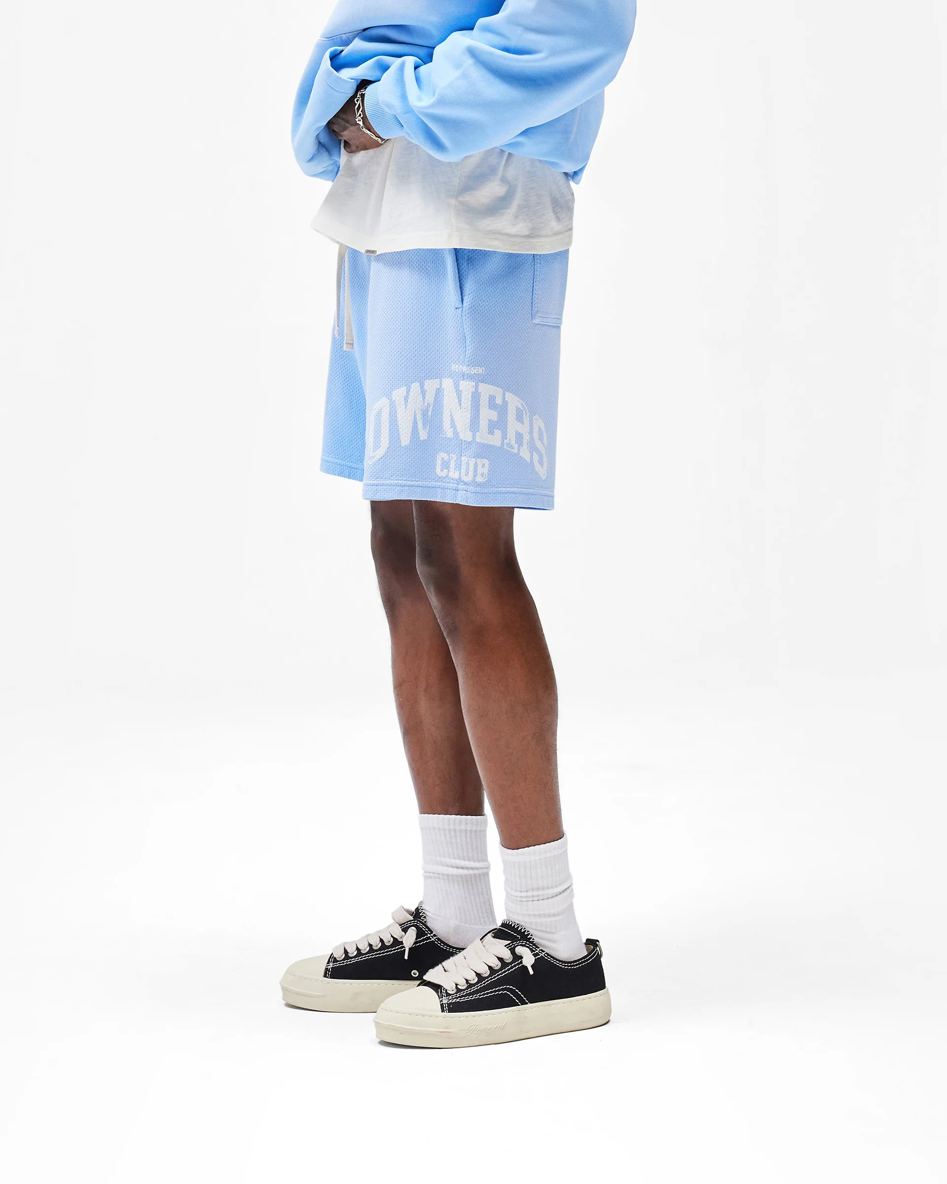 Represent Owners Club Mesh Short - Sky Blue - Image 4