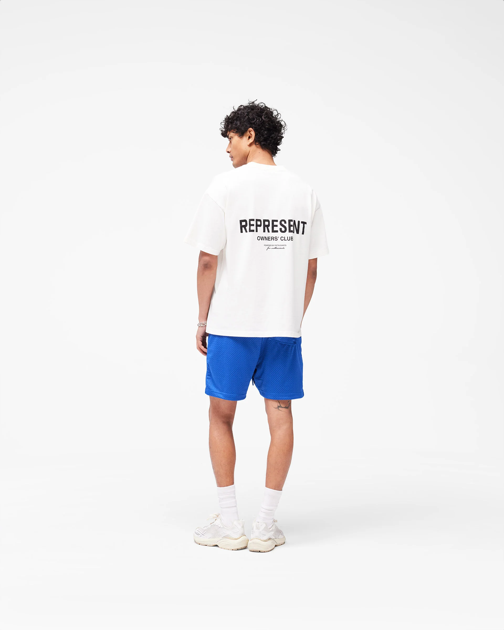 Represent Owners Club Mesh Shorts - Cobalt - Image 8