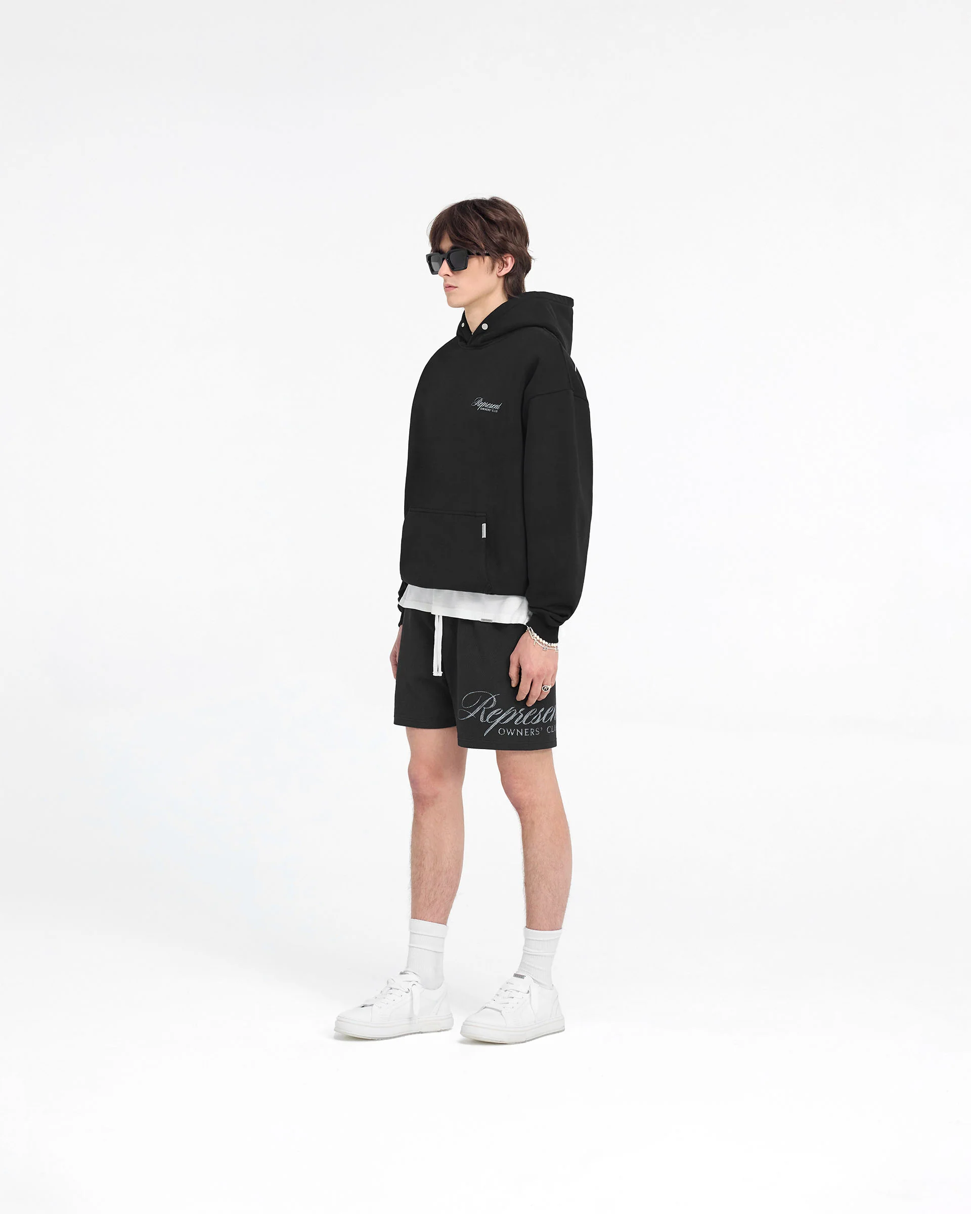 Represent Owners Club Script Hoodie - Black - Image 7