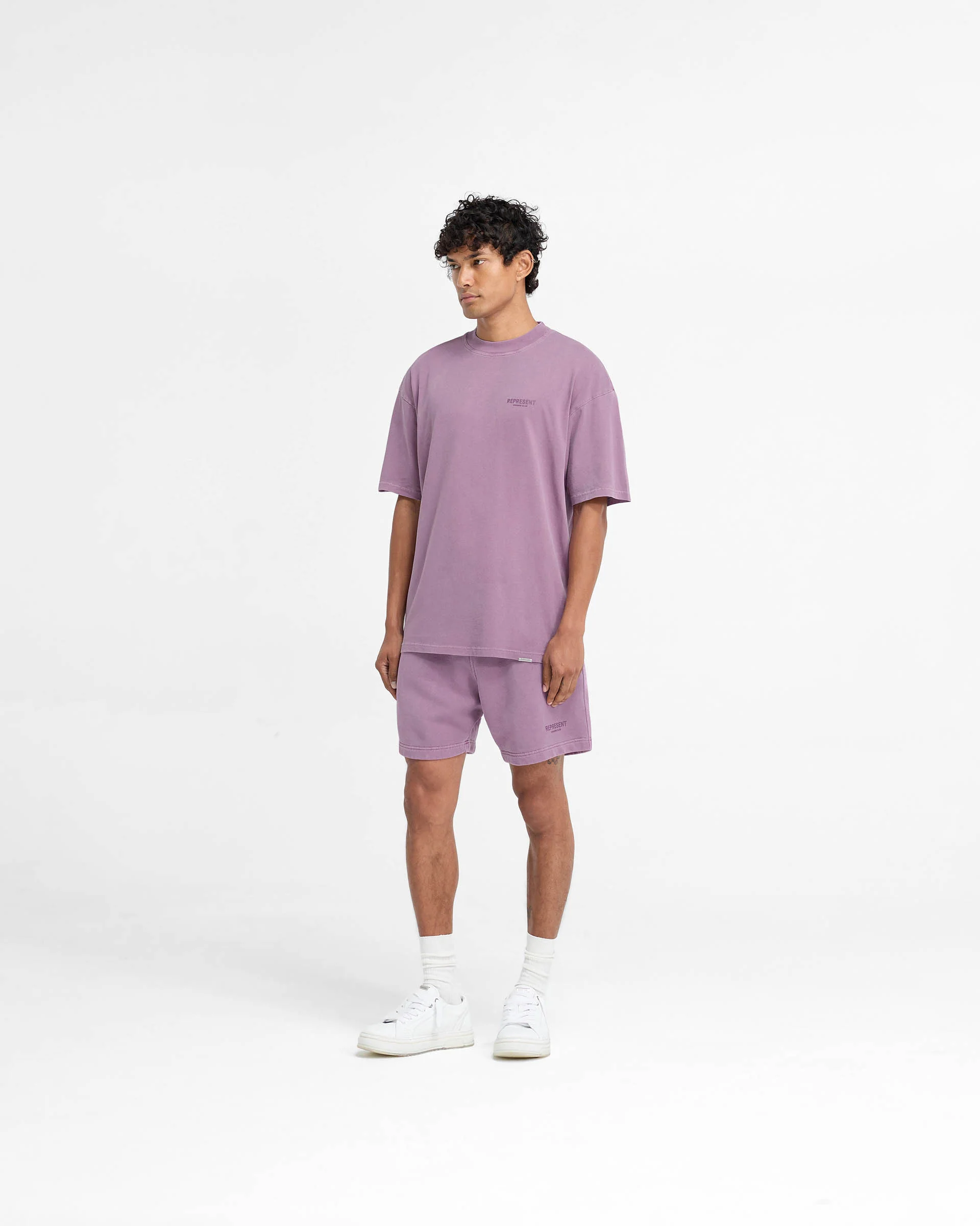 Represent Owners Club Shorts - Mid Purple - Image 5