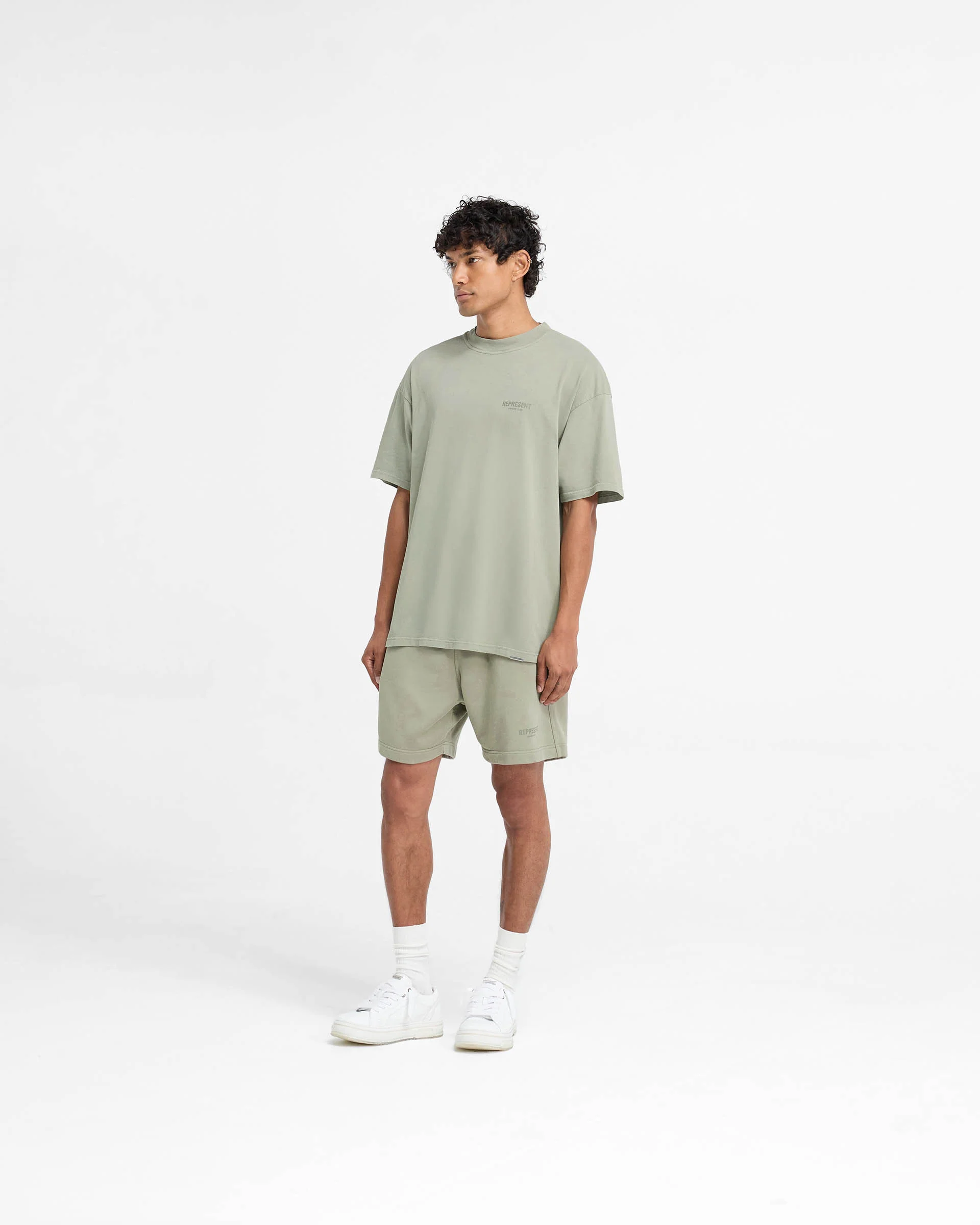 Represent Owners Club Shorts - Pastel Green - Image 6