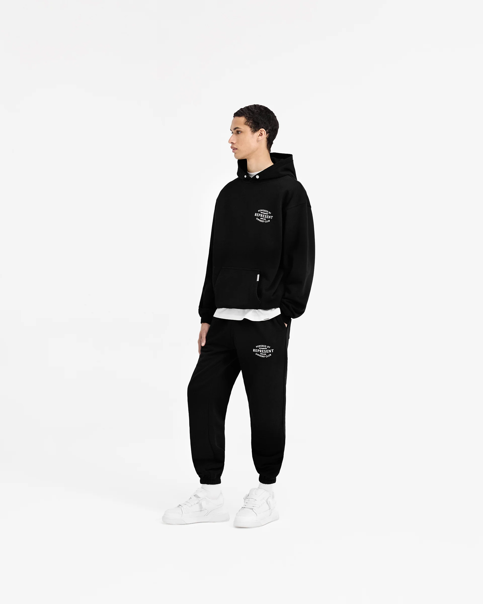 Represent Owners Club Stamp Hoodie - Jet Black - Image 7