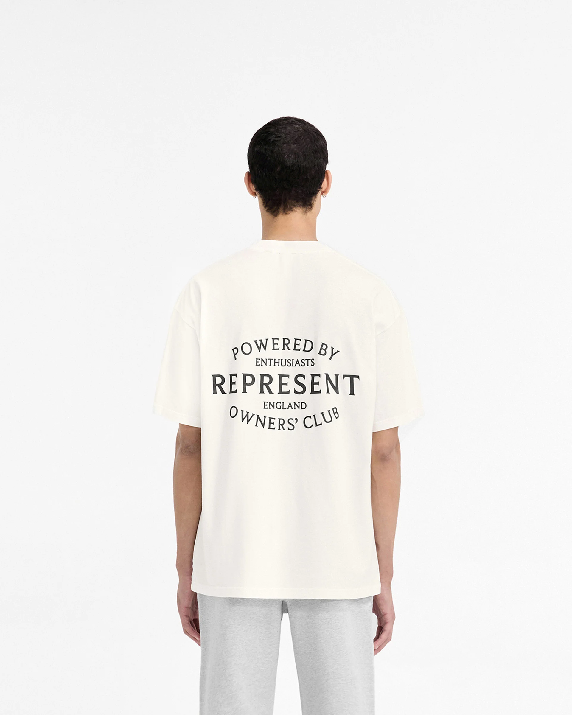 Represent Owners Club Stamp T-Shirt - Flat White - Image 5