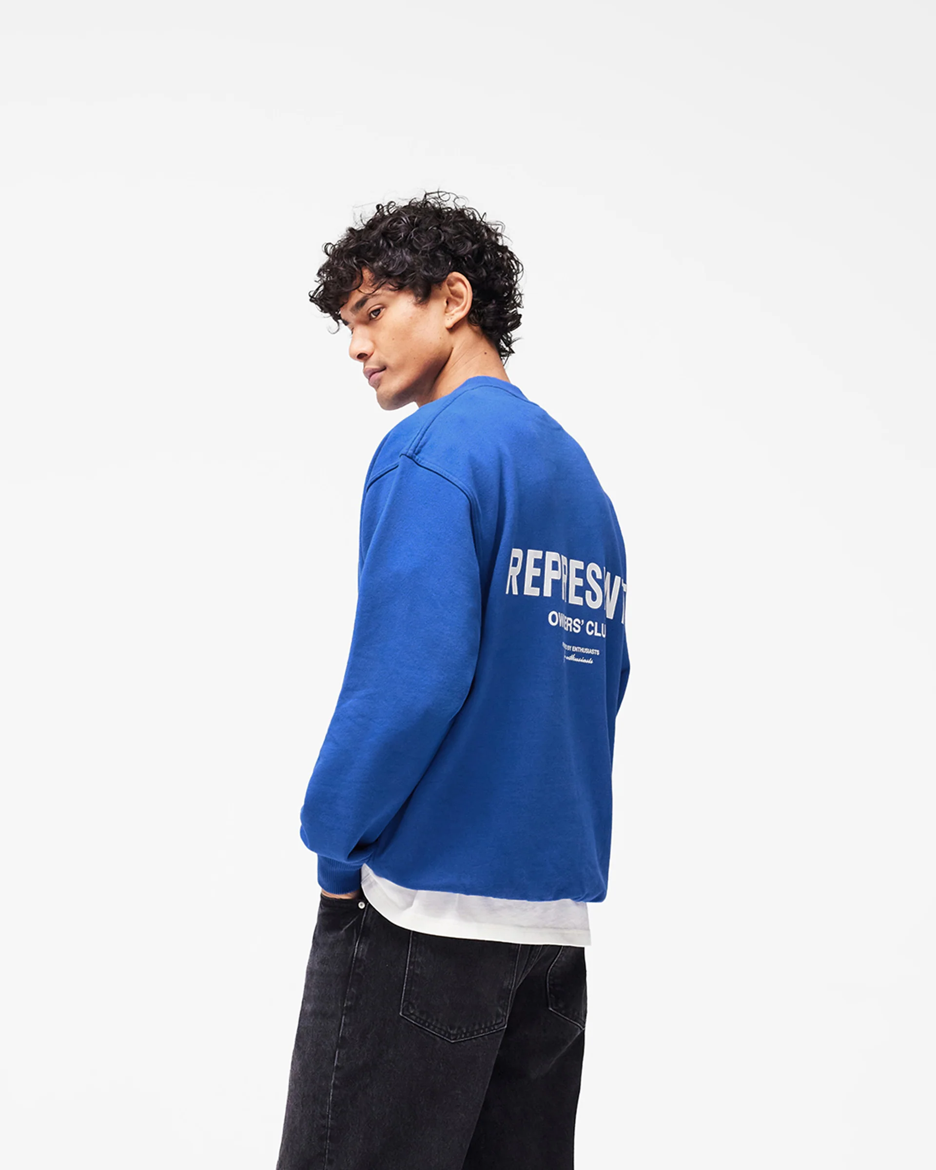 Represent Owners Club Sweater - Cobalt - Image 5