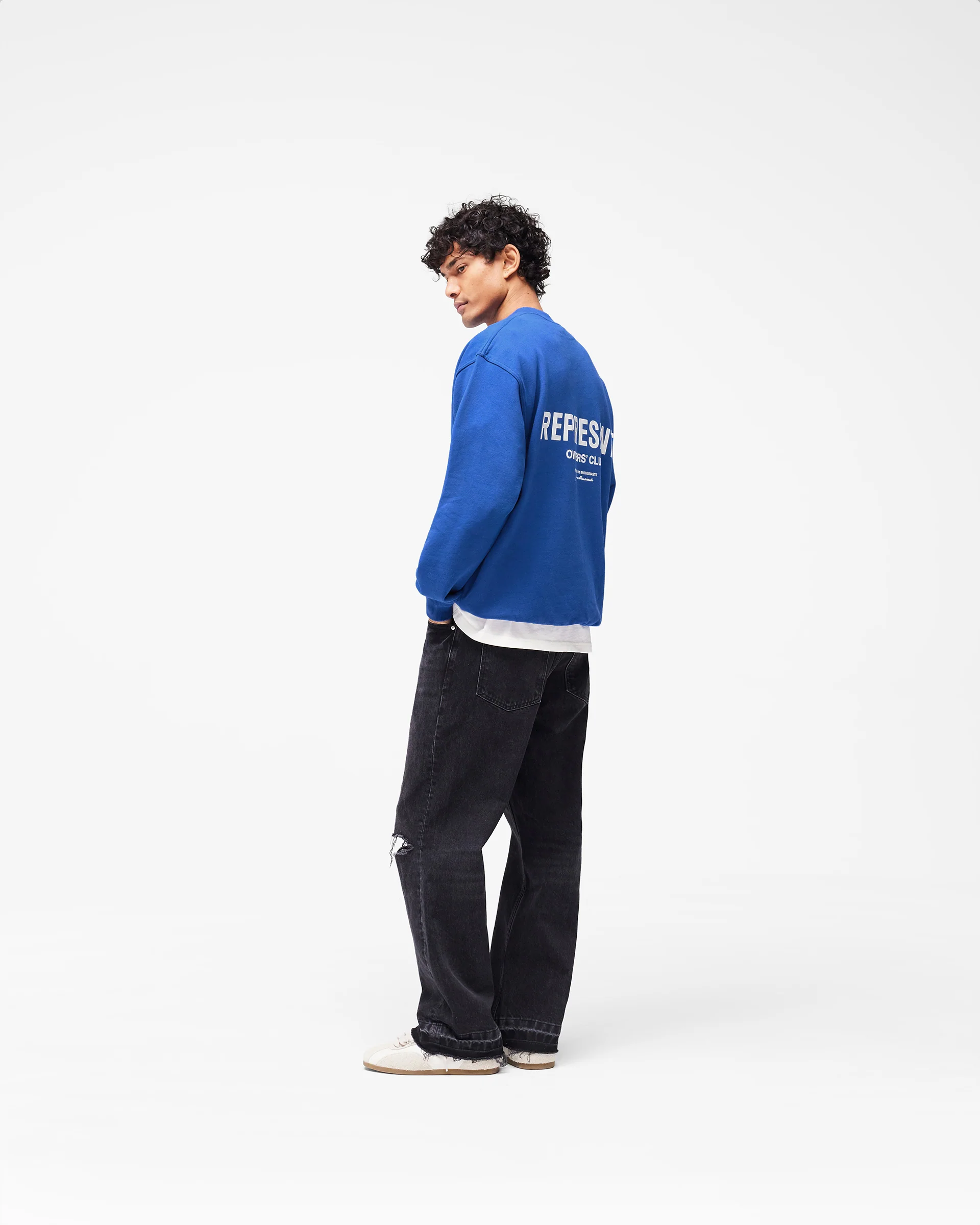 Represent Owners Club Sweater - Cobalt - Image 9