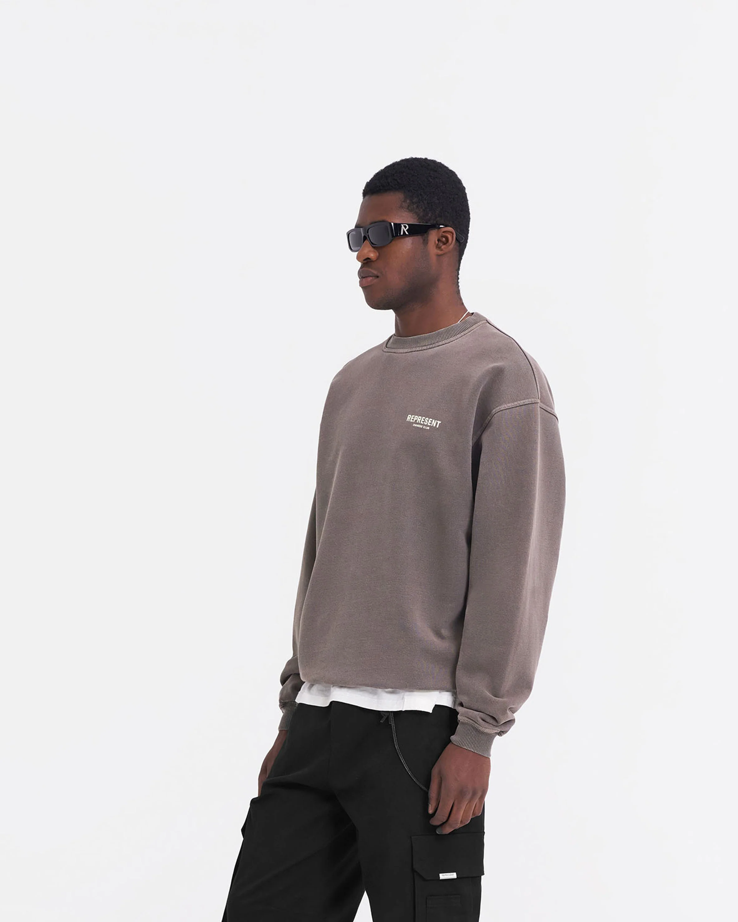 Represent Owners Club Sweater - Fog - Image 4
