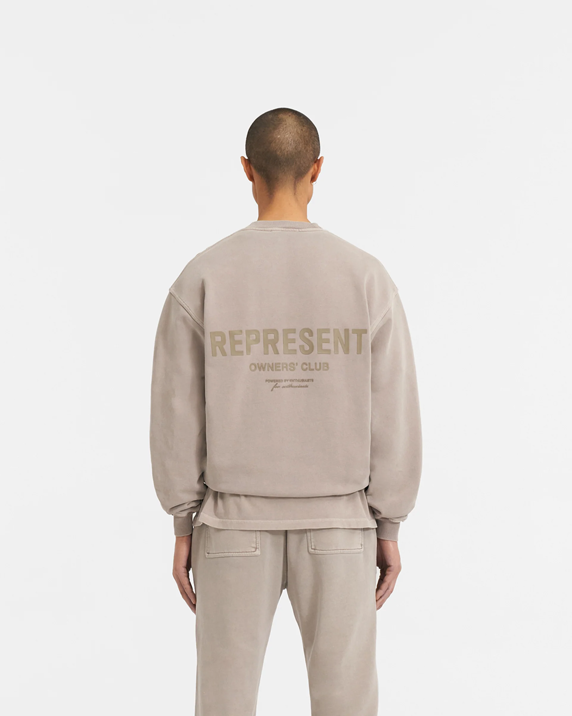 Represent Owners Club Sweater - Mushroom - Image 4
