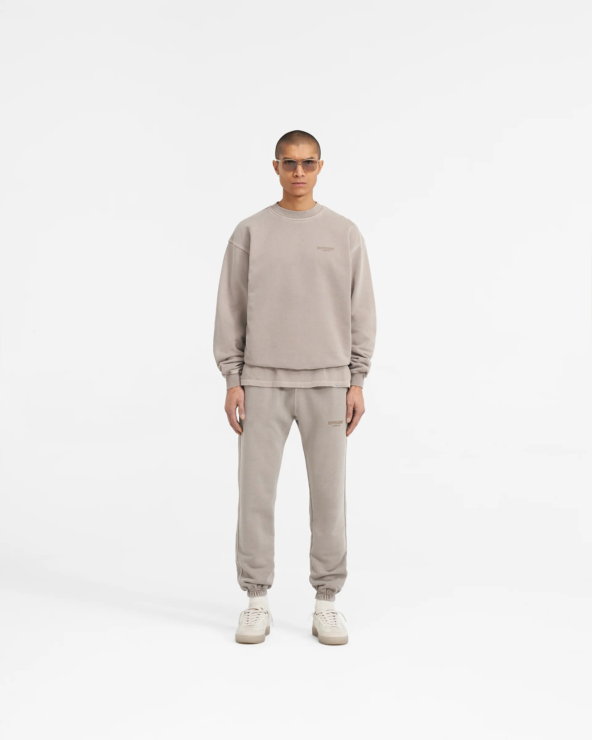 Represent Owners Club Sweater - Mushroom - Image 7
