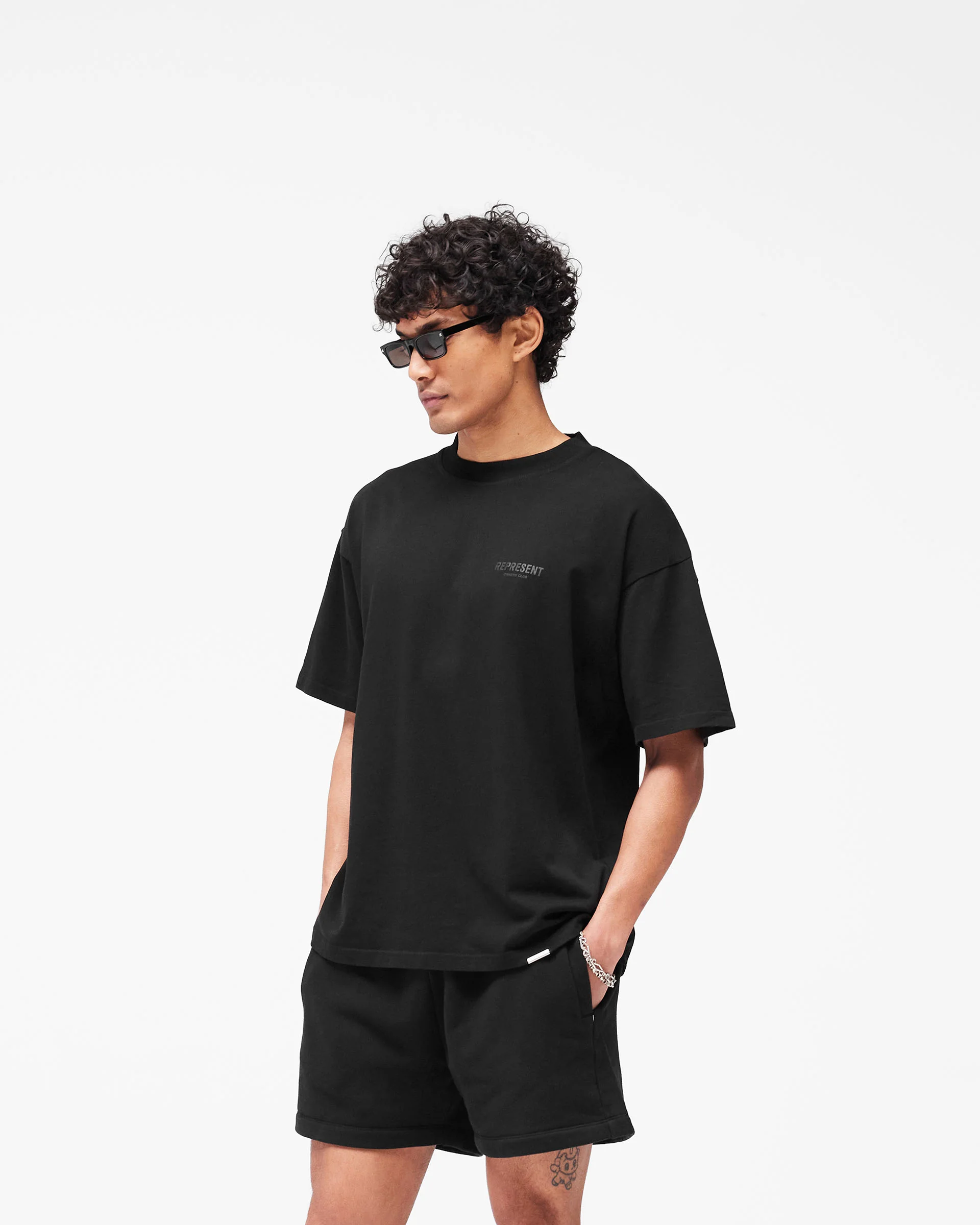 Represent Owners Club T-Shirt - Black Matte - Image 4