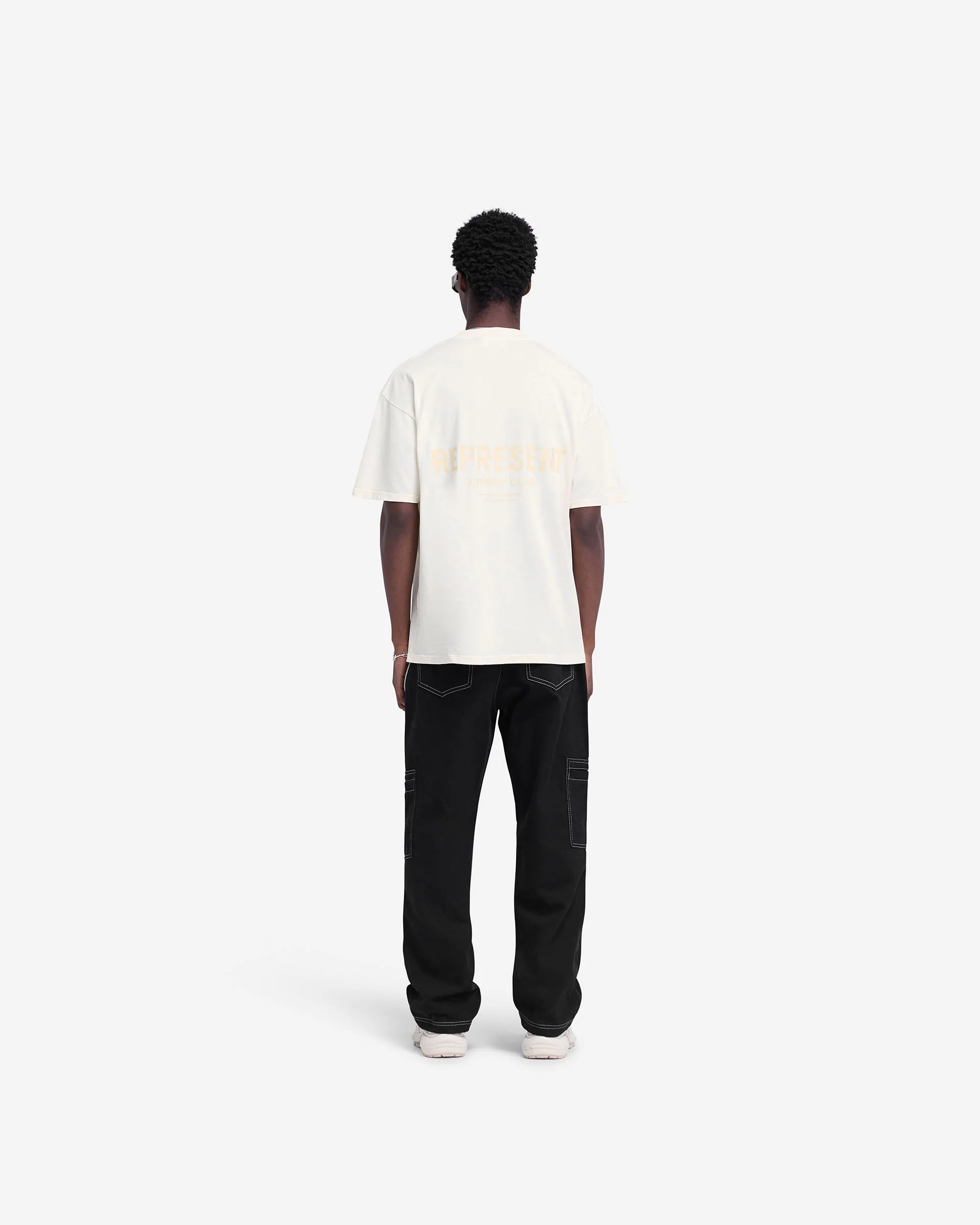 Represent Owners Club T-Shirt - Buttercream - Image 5