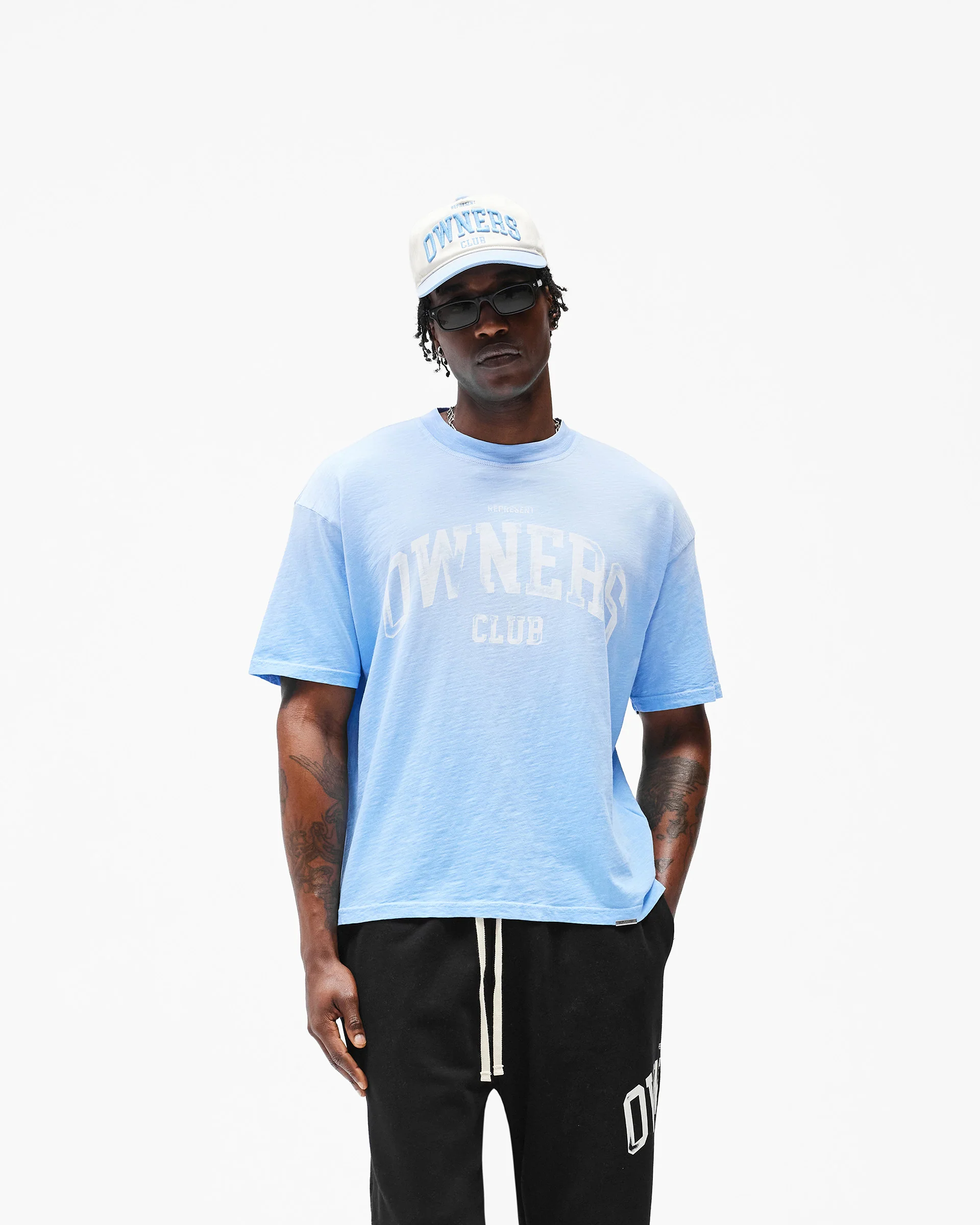 Represent Owners Club T-Shirt - Sky Blue - Image 3