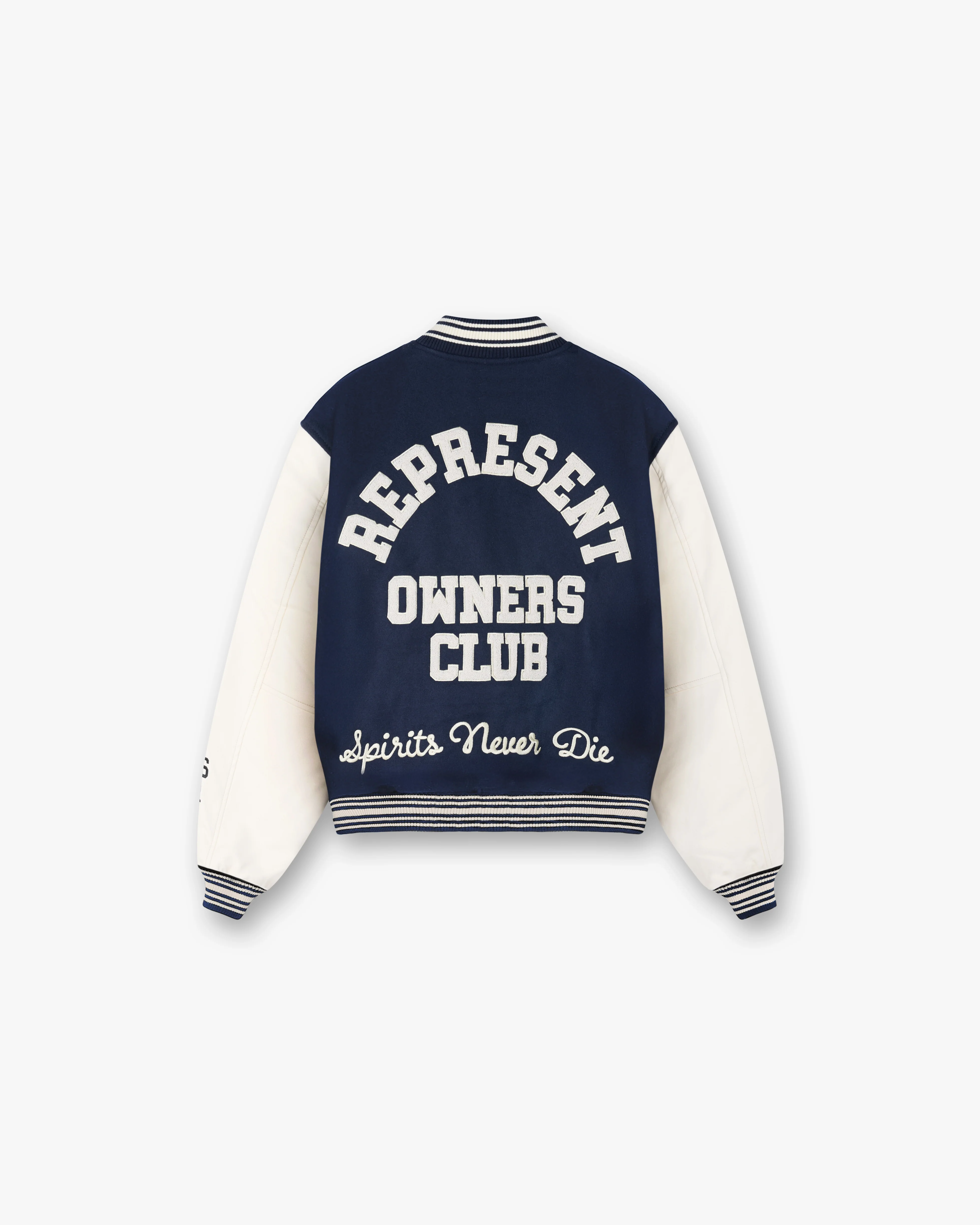 Represent Owners Club Varsity Jacket - Midnight Navy - Image 2