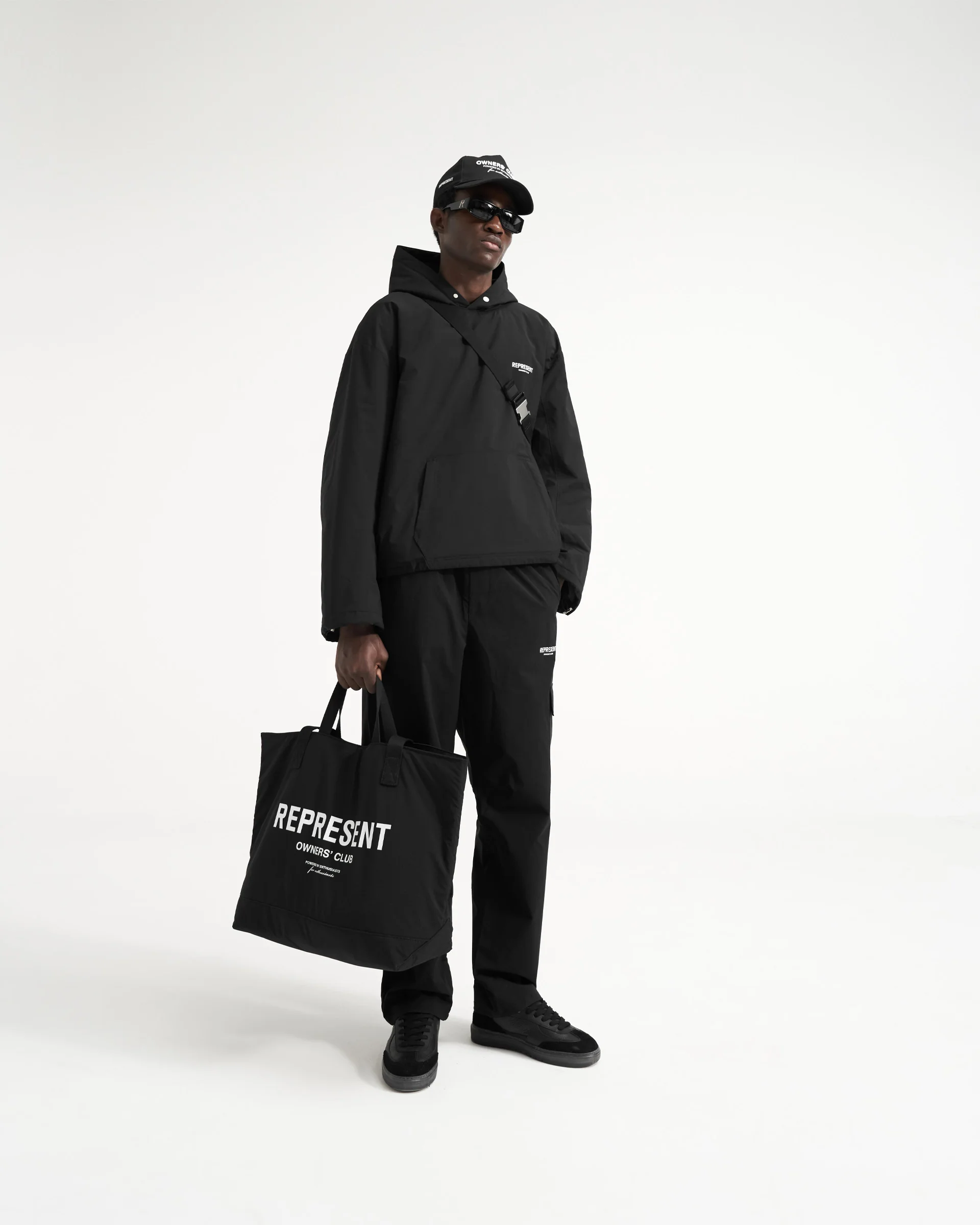 Represent Owners Club Woven Tote Bag - Black - Image 4