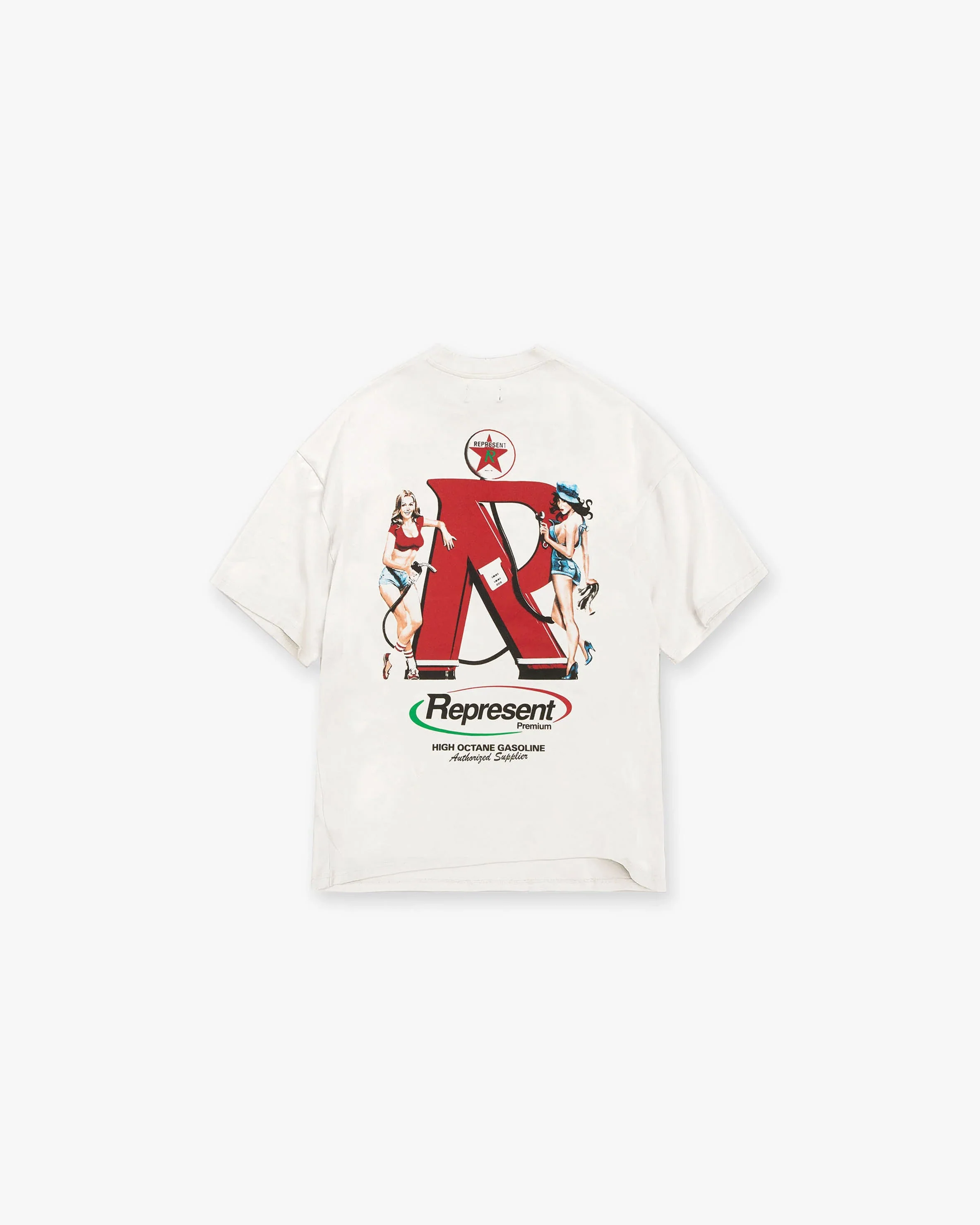 Represent Premium T-Shirt - Flat White - Image 2