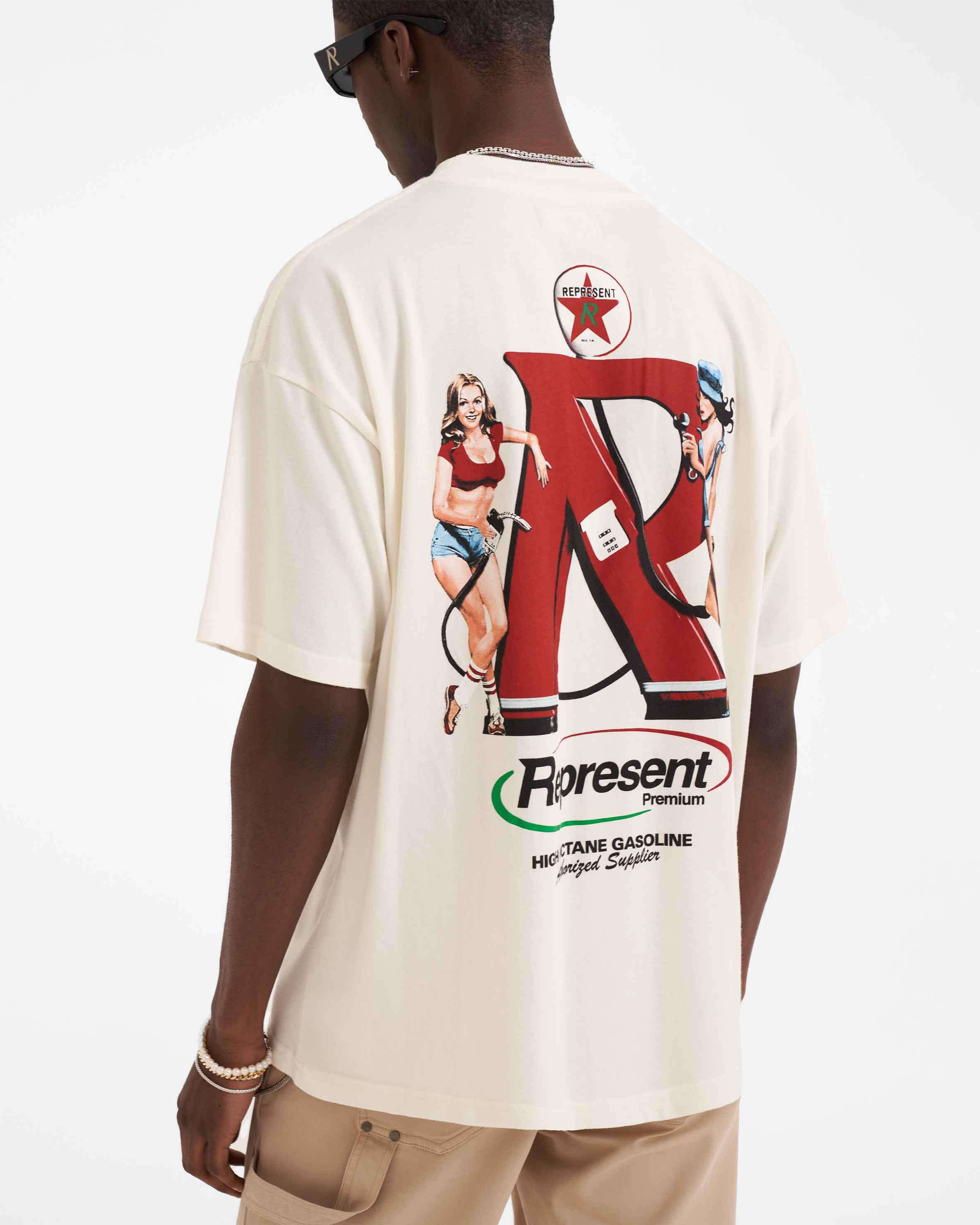 Represent Premium T-Shirt - Flat White - Image 6