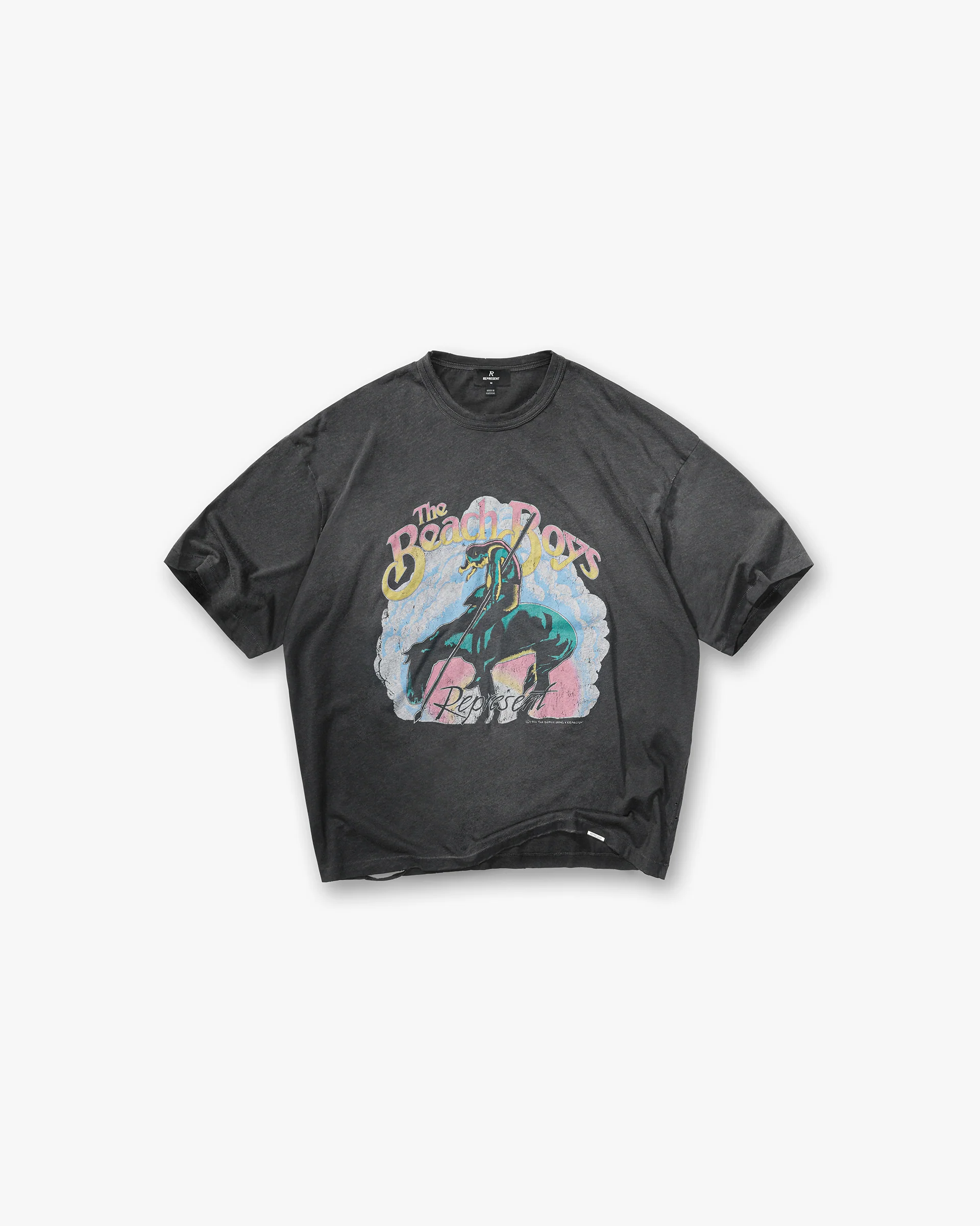 Represent x Beach Boys Endless Summer T-Shirt - Stained Black