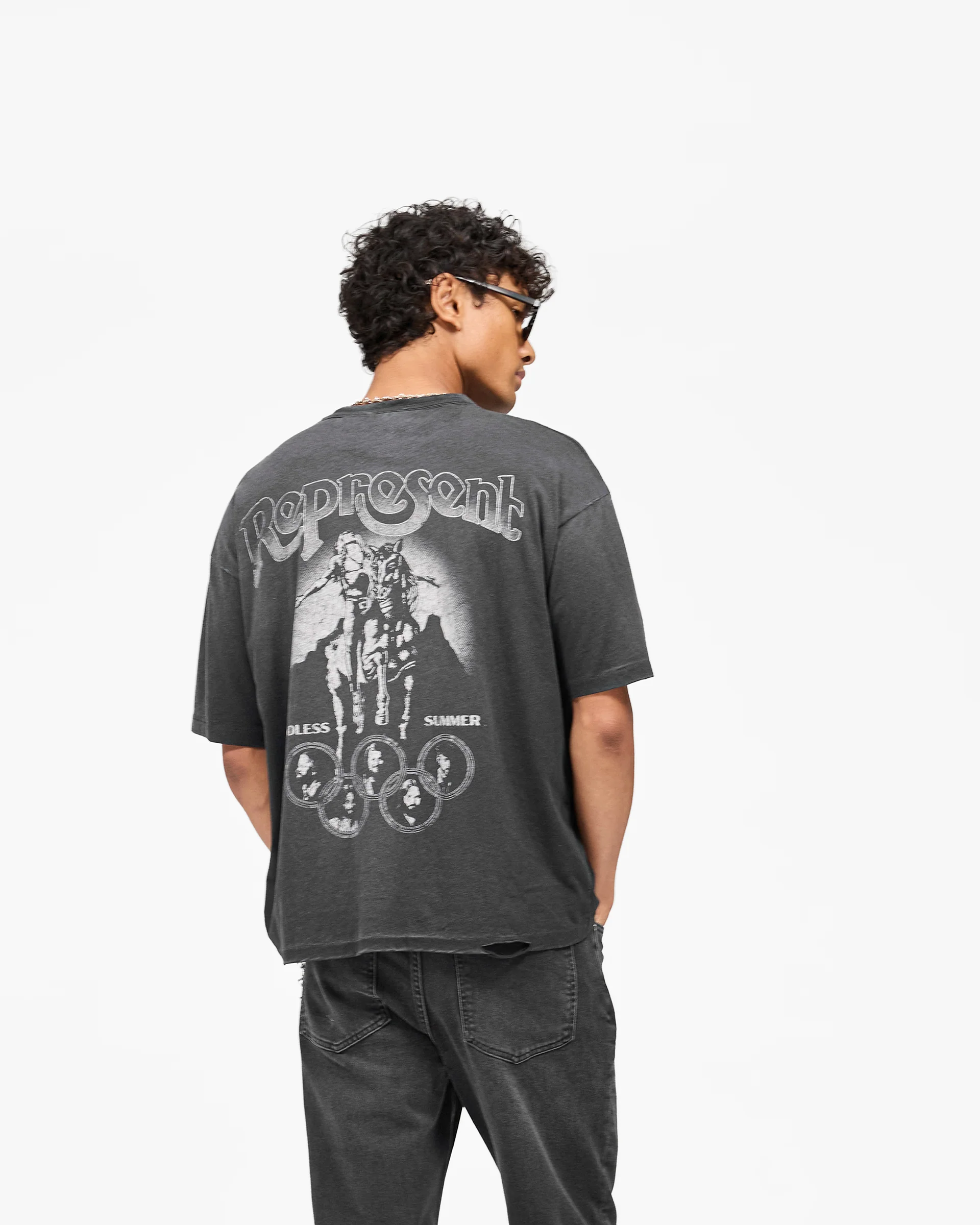 Represent x Beach Boys Endless Summer T-Shirt - Stained Black - Image 6
