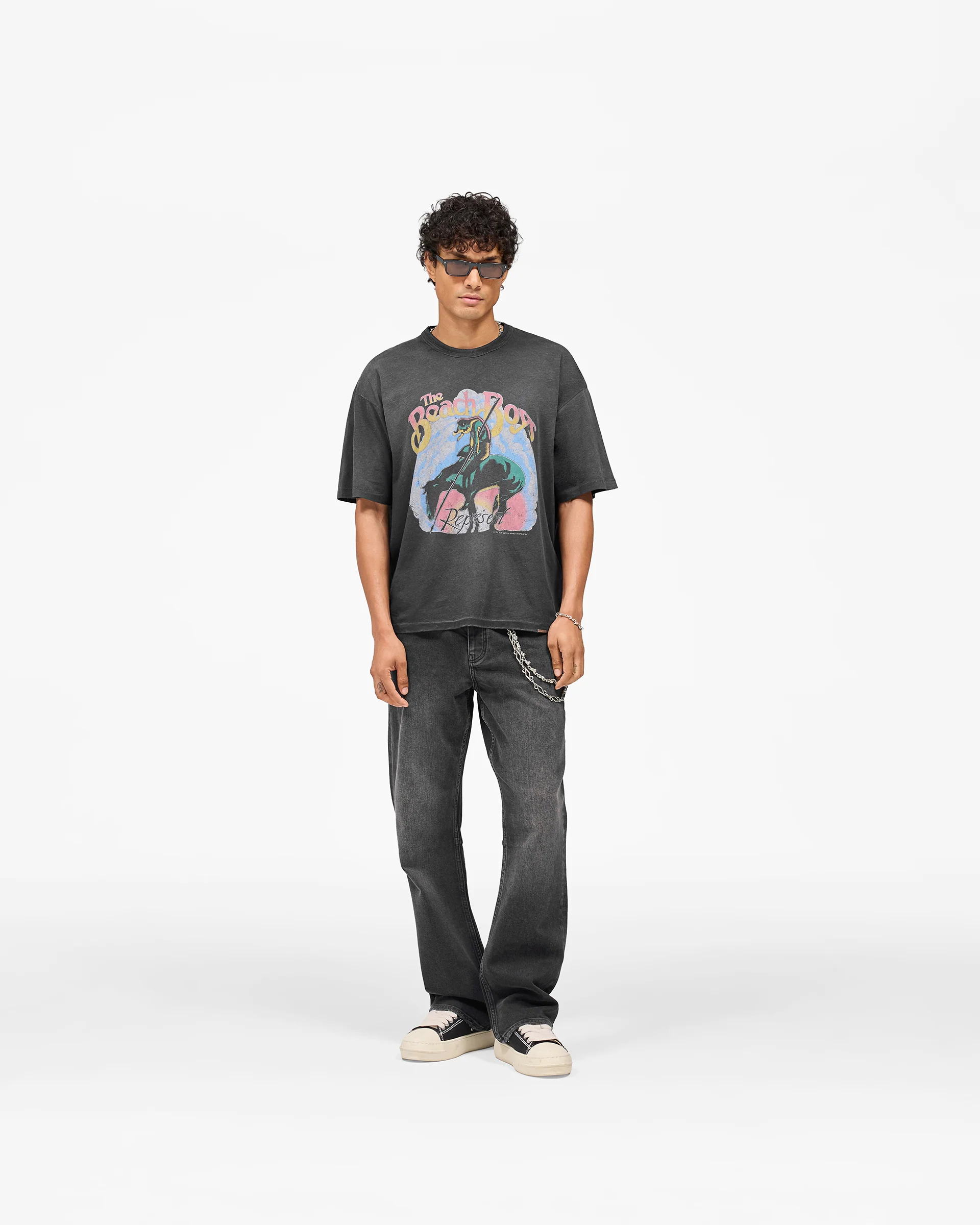 Represent x Beach Boys Endless Summer T-Shirt - Stained Black - Image 7