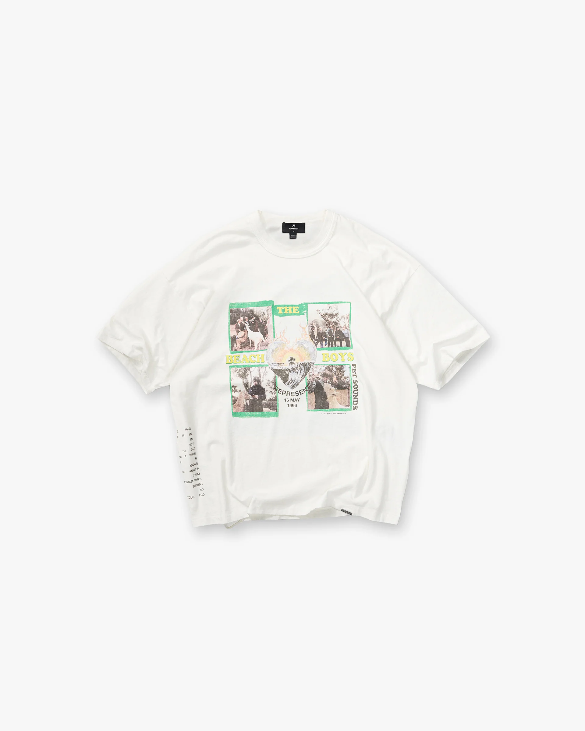 Represent x Beach Boys Pet Sounds T-Shirt - Flat White