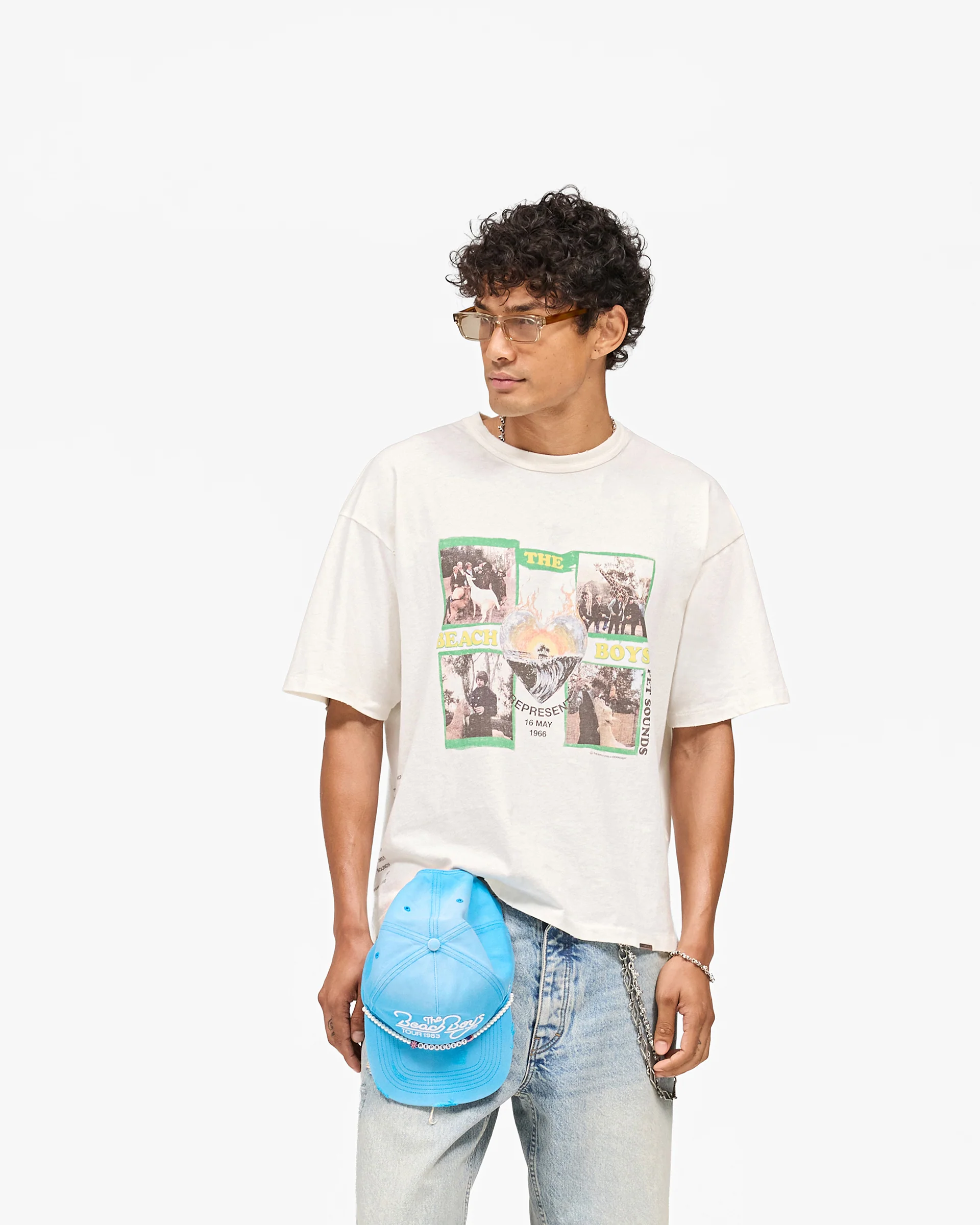 Represent x Beach Boys Pet Sounds T-Shirt - Flat White - Image 3