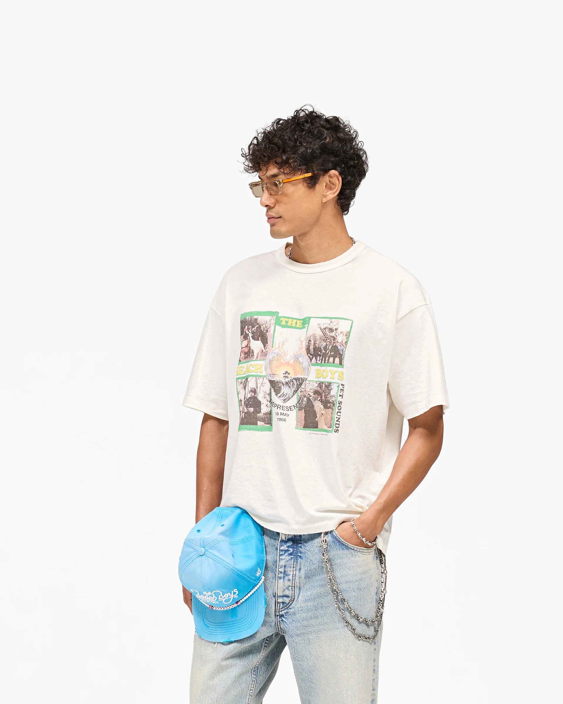 Represent x Beach Boys Pet Sounds T-Shirt - Flat White - Image 4