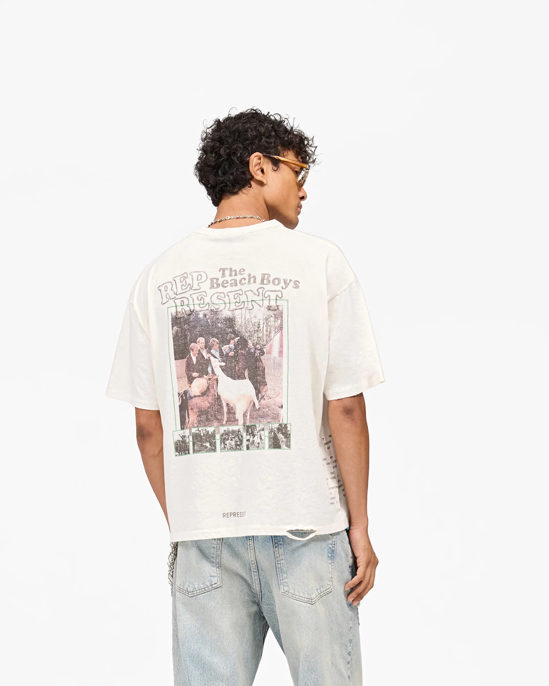 Represent x Beach Boys Pet Sounds T-Shirt - Flat White - Image 6