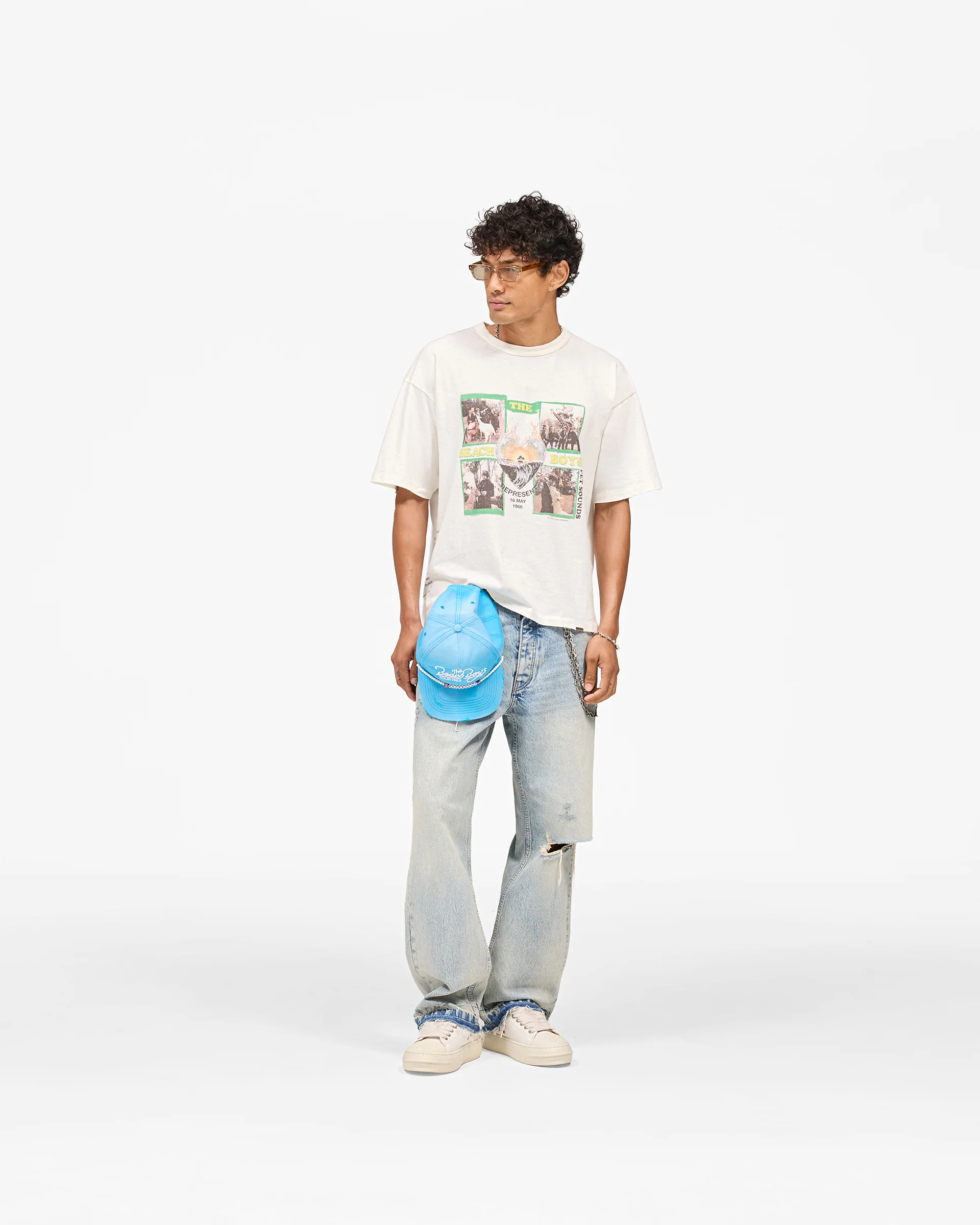 Represent x Beach Boys Pet Sounds T-Shirt - Flat White - Image 7