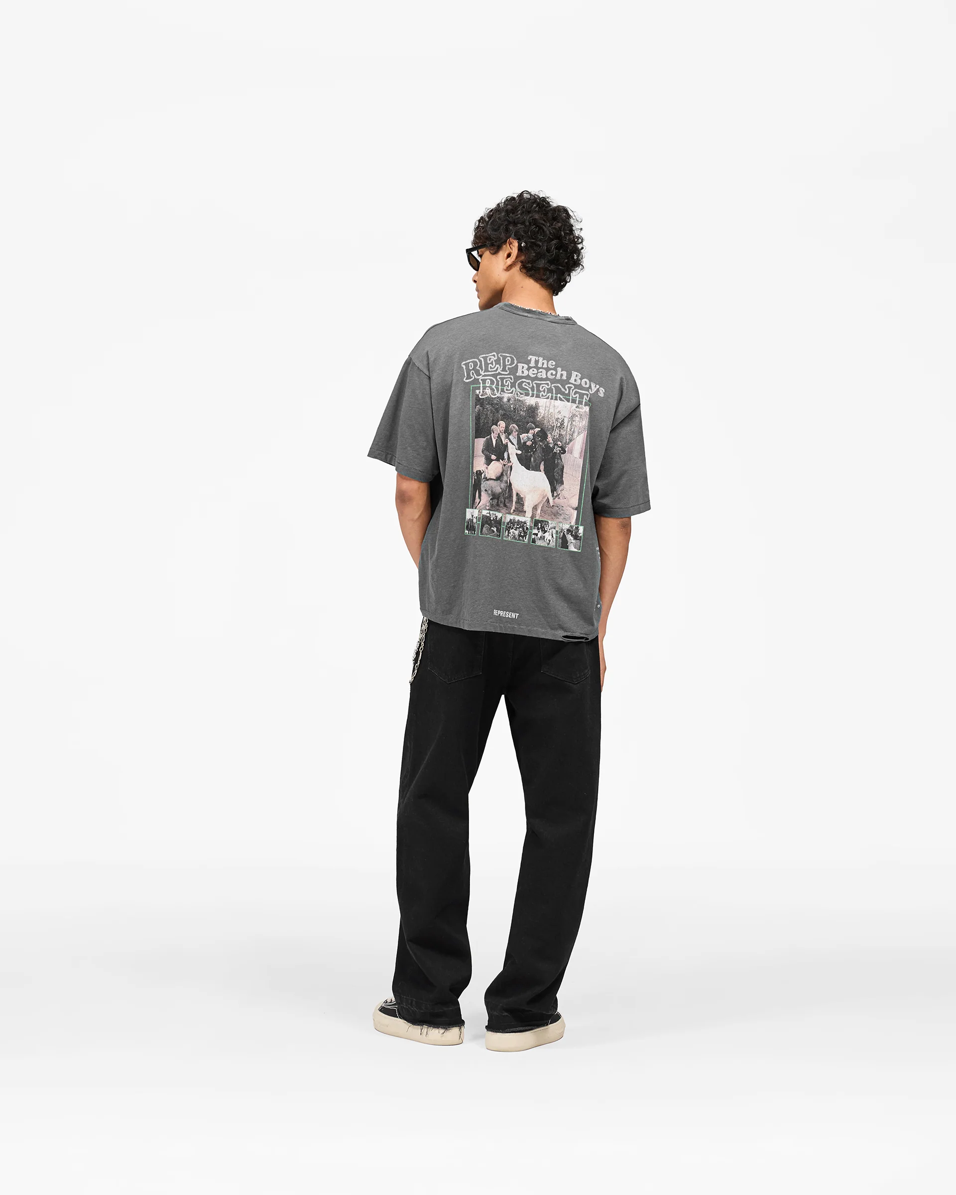 Represent x Beach Boys Pet Sounds T-Shirt - Sunfade Grey - Image 10