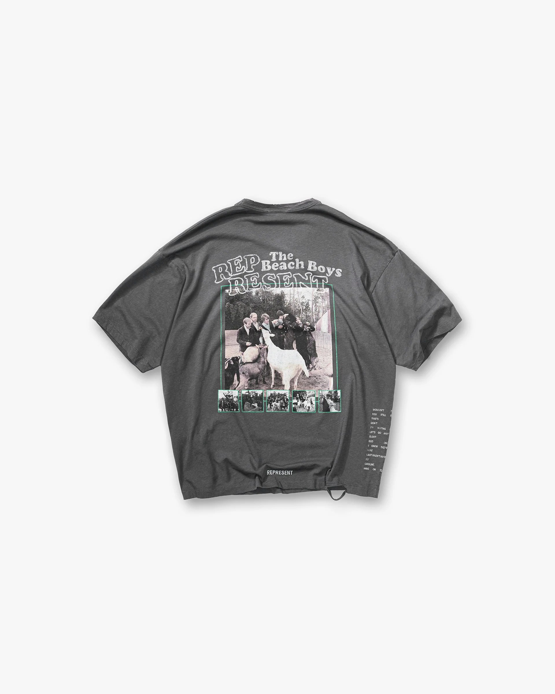 Represent x Beach Boys Pet Sounds T-Shirt - Sunfade Grey - Image 2