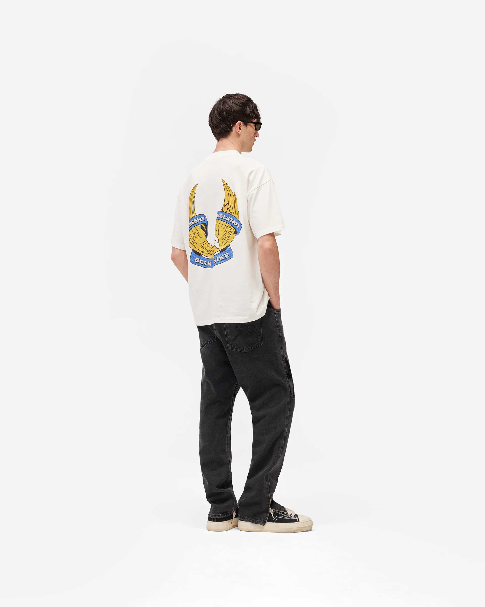 Represent X Belstaff Biker Denim - Vintage Grey - Image 10