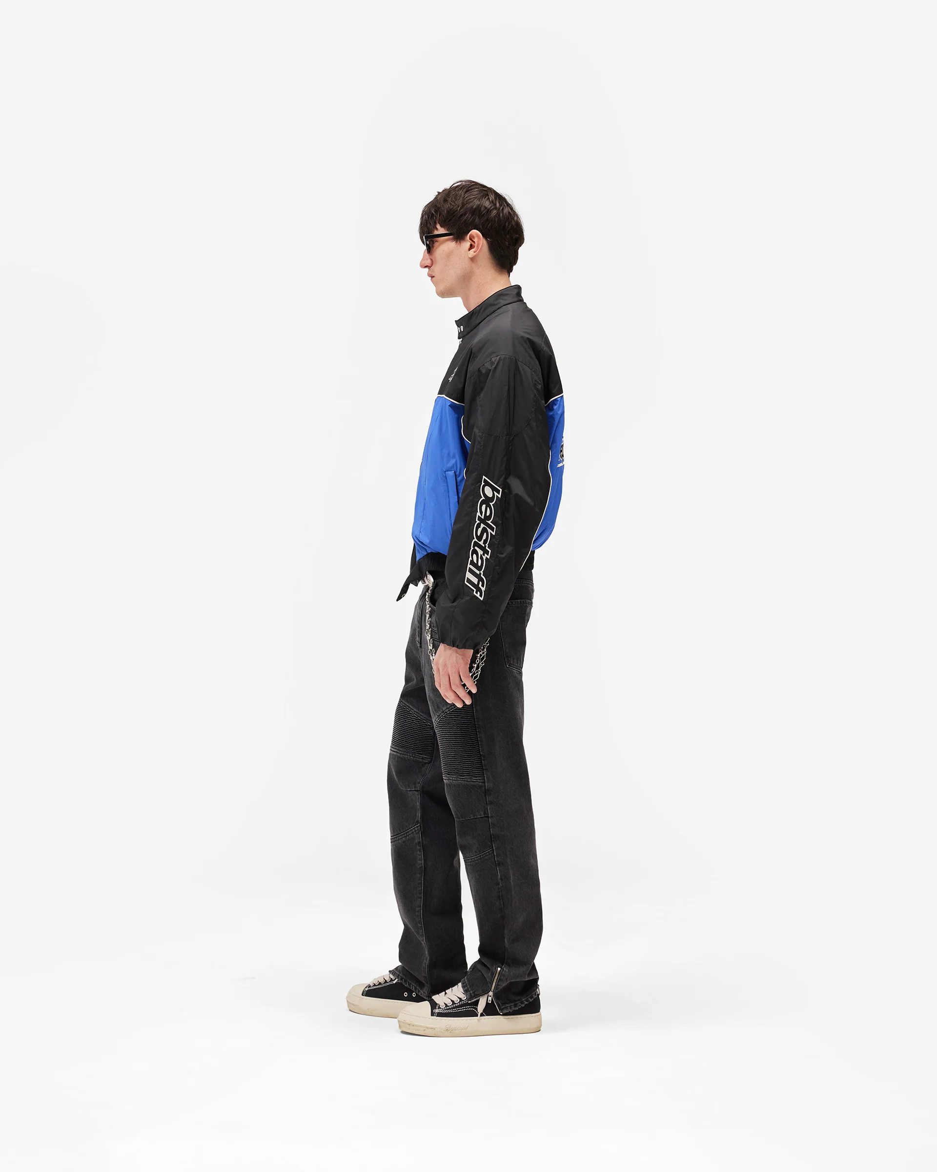 Represent X Belstaff Nylon Racing Jacket - Jet Black - Image 10