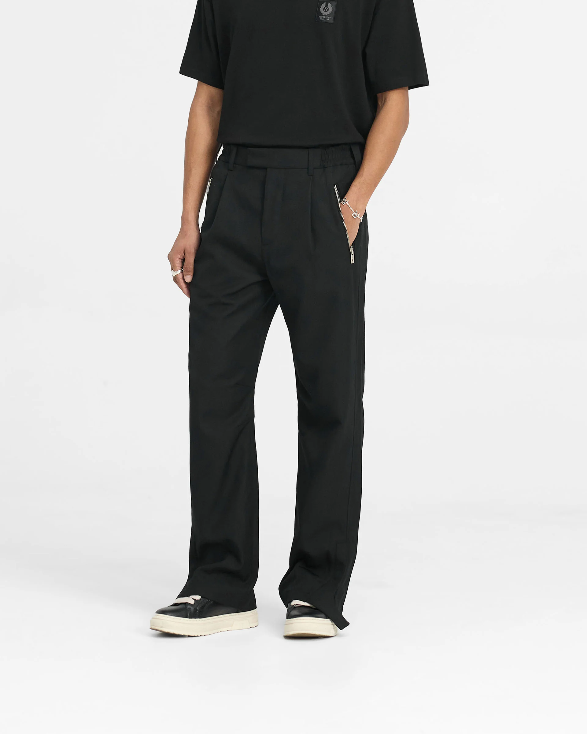 Represent X Belstaff Race Trouser - Black - Image 4