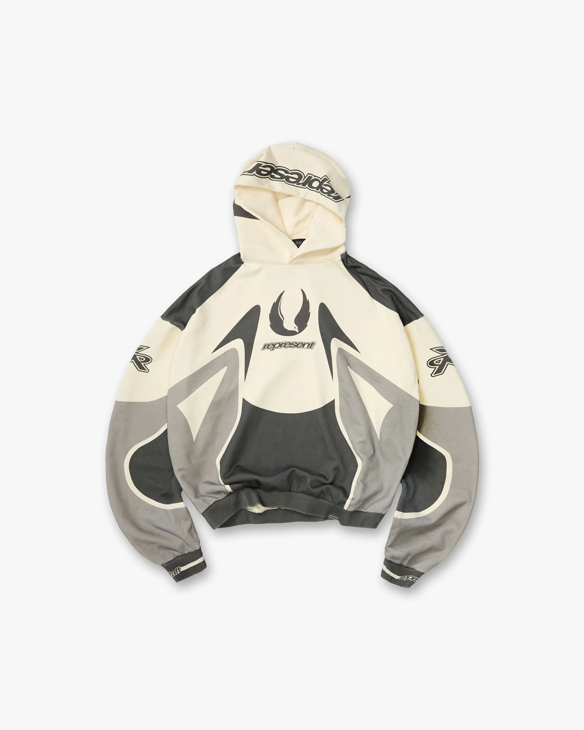 Represent X Belstaff Racing Hoodie - Dark Grey