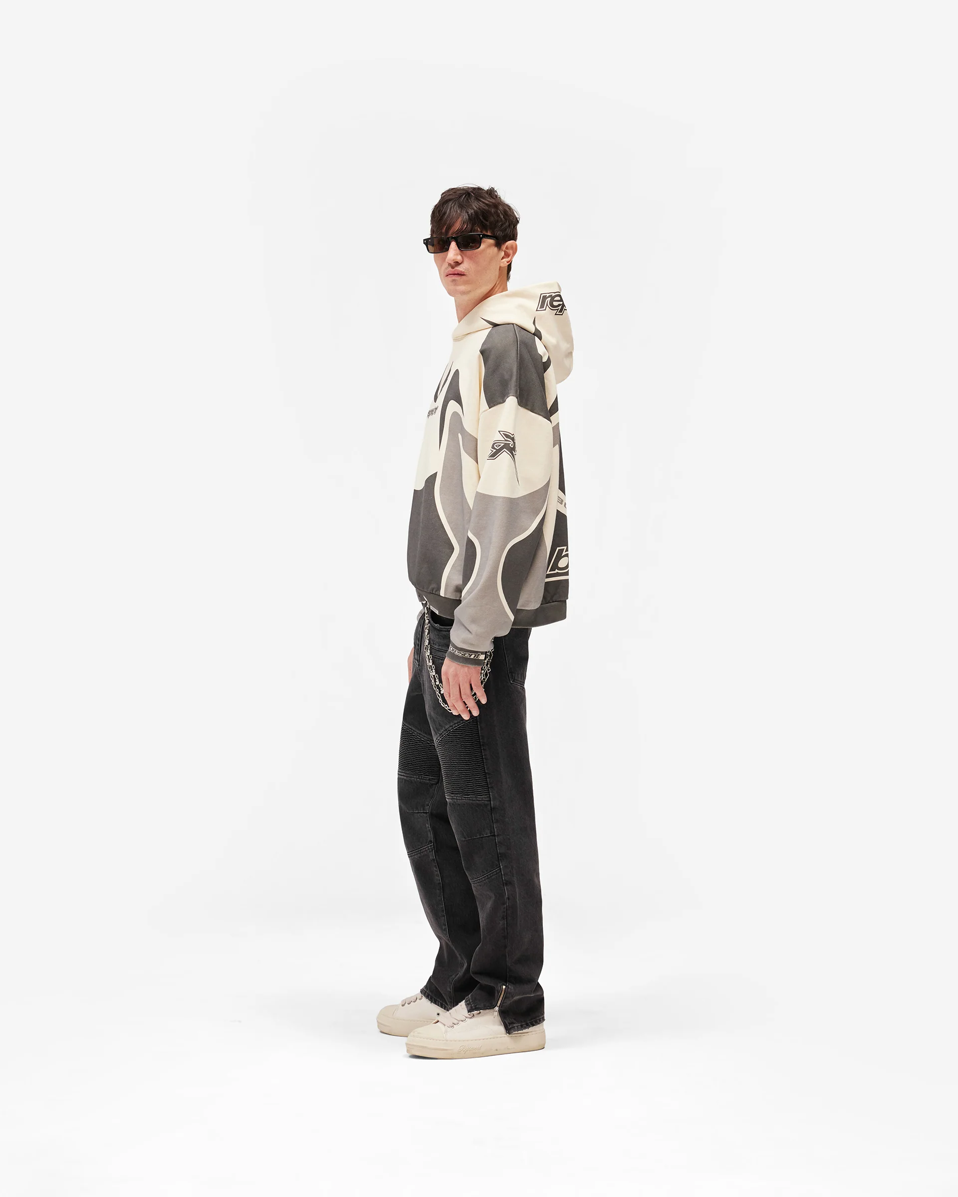 Represent X Belstaff Racing Hoodie - Dark Grey - Image 8