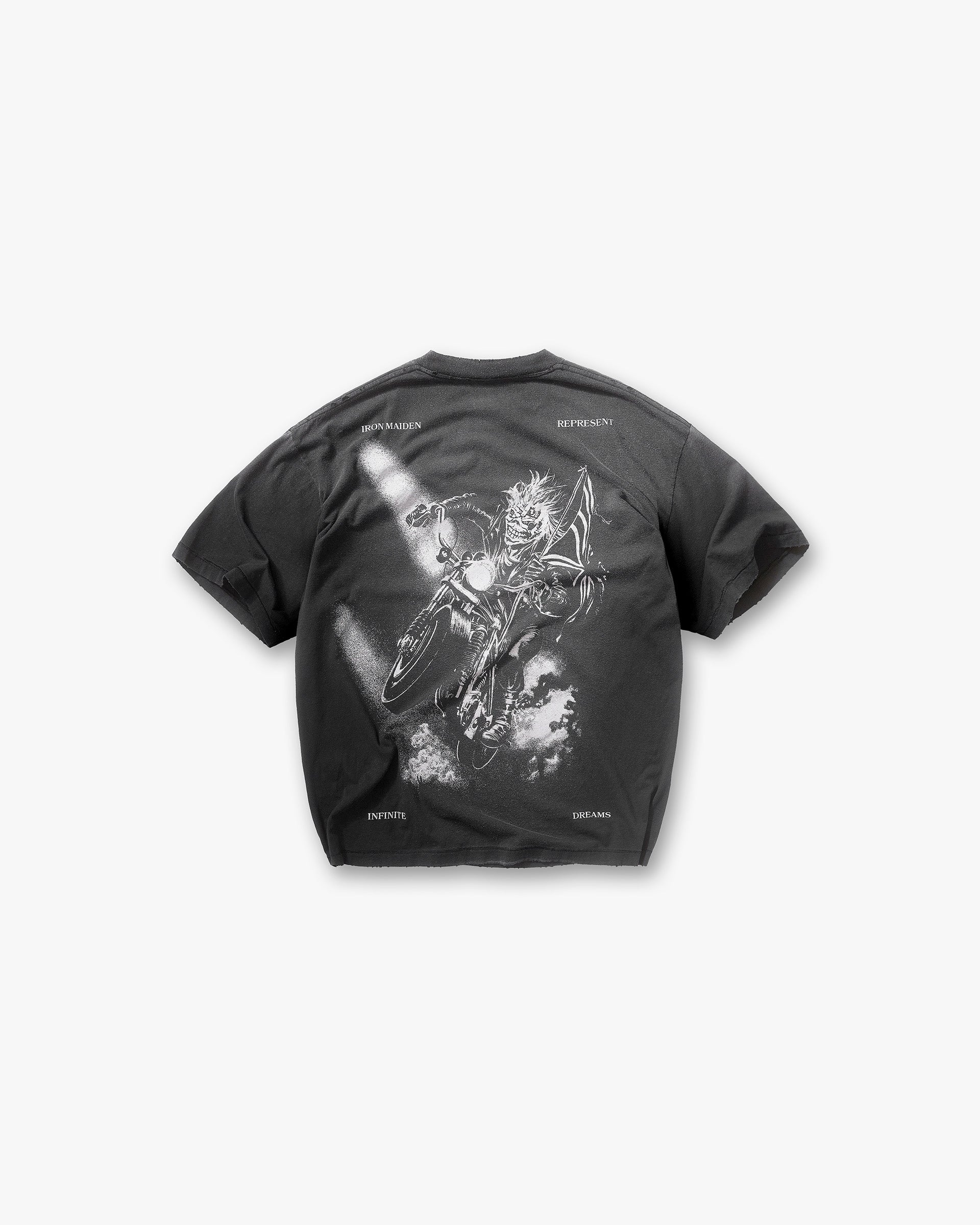 Represent X Iron Maiden Infinite Dreams T-Shirt - Aged Black - Image 2