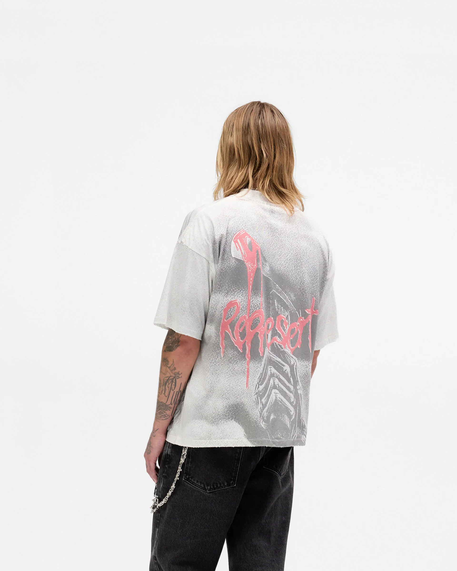 Represent X Iron Maiden Killers T-Shirt - Flat White - Image 5