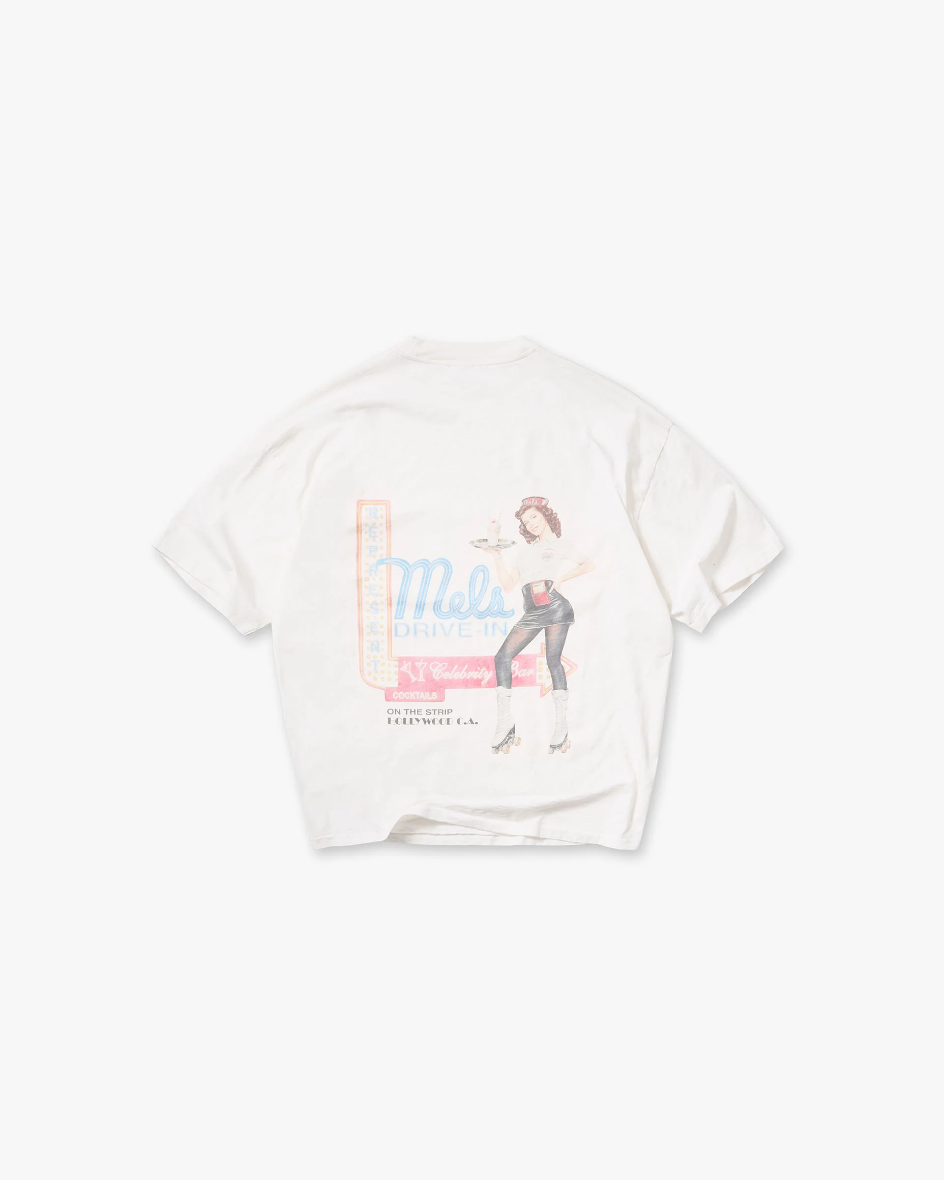 Represent x Mels Diner T-Shirt - Flat White - Image 2